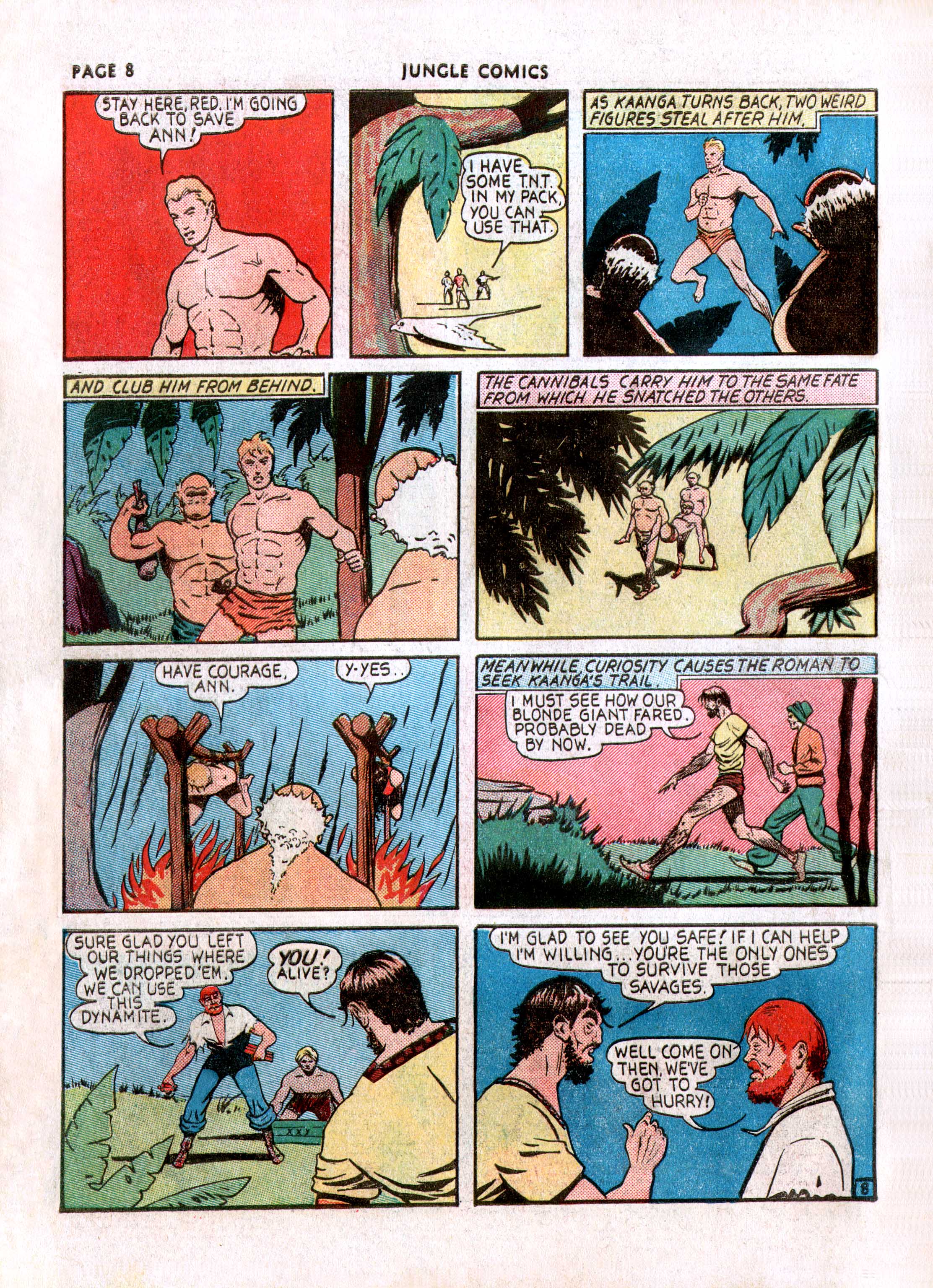 Read online Jungle Comics comic -  Issue #7 - 10