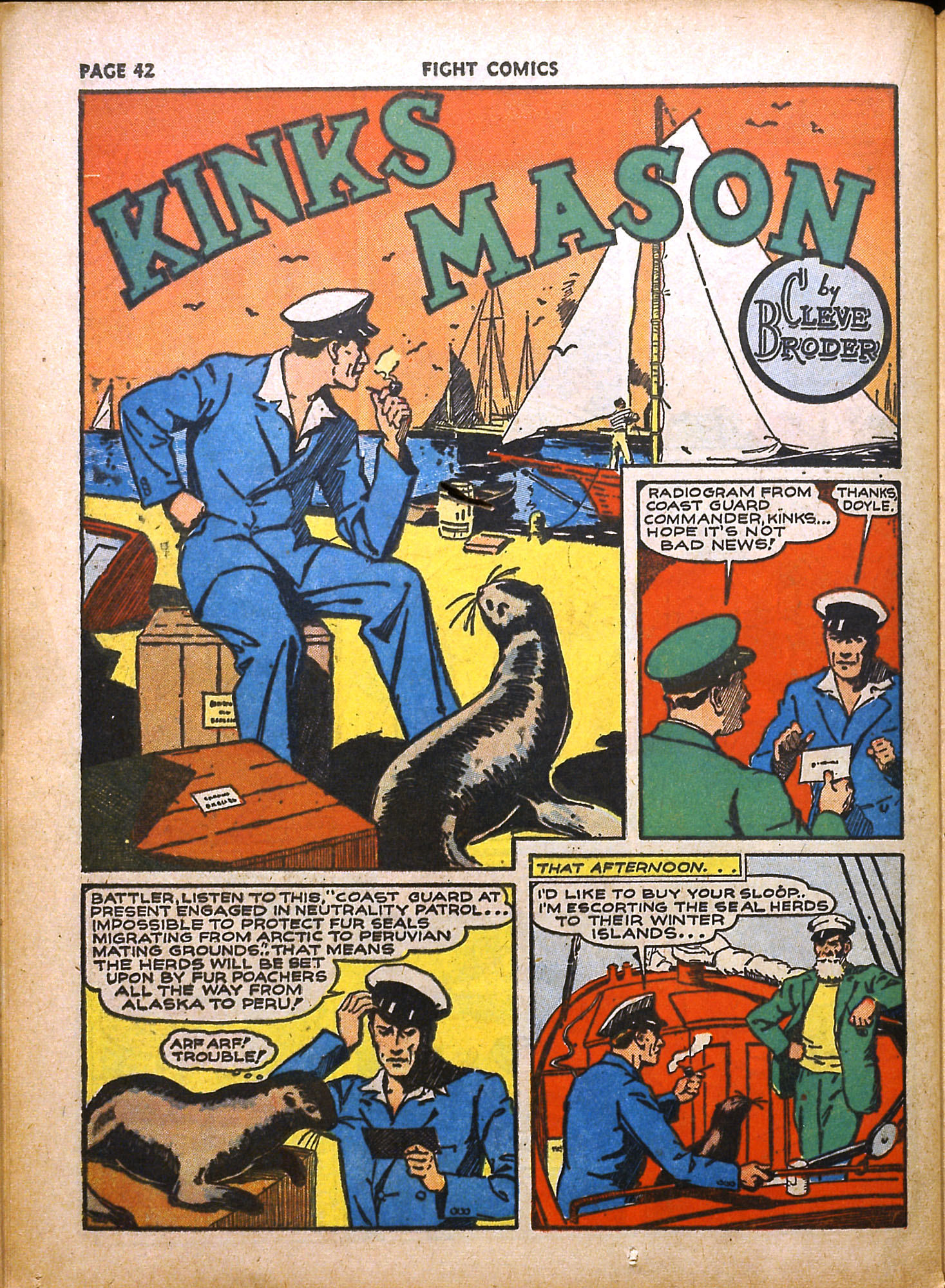 Read online Fight Comics comic -  Issue #14 - 44