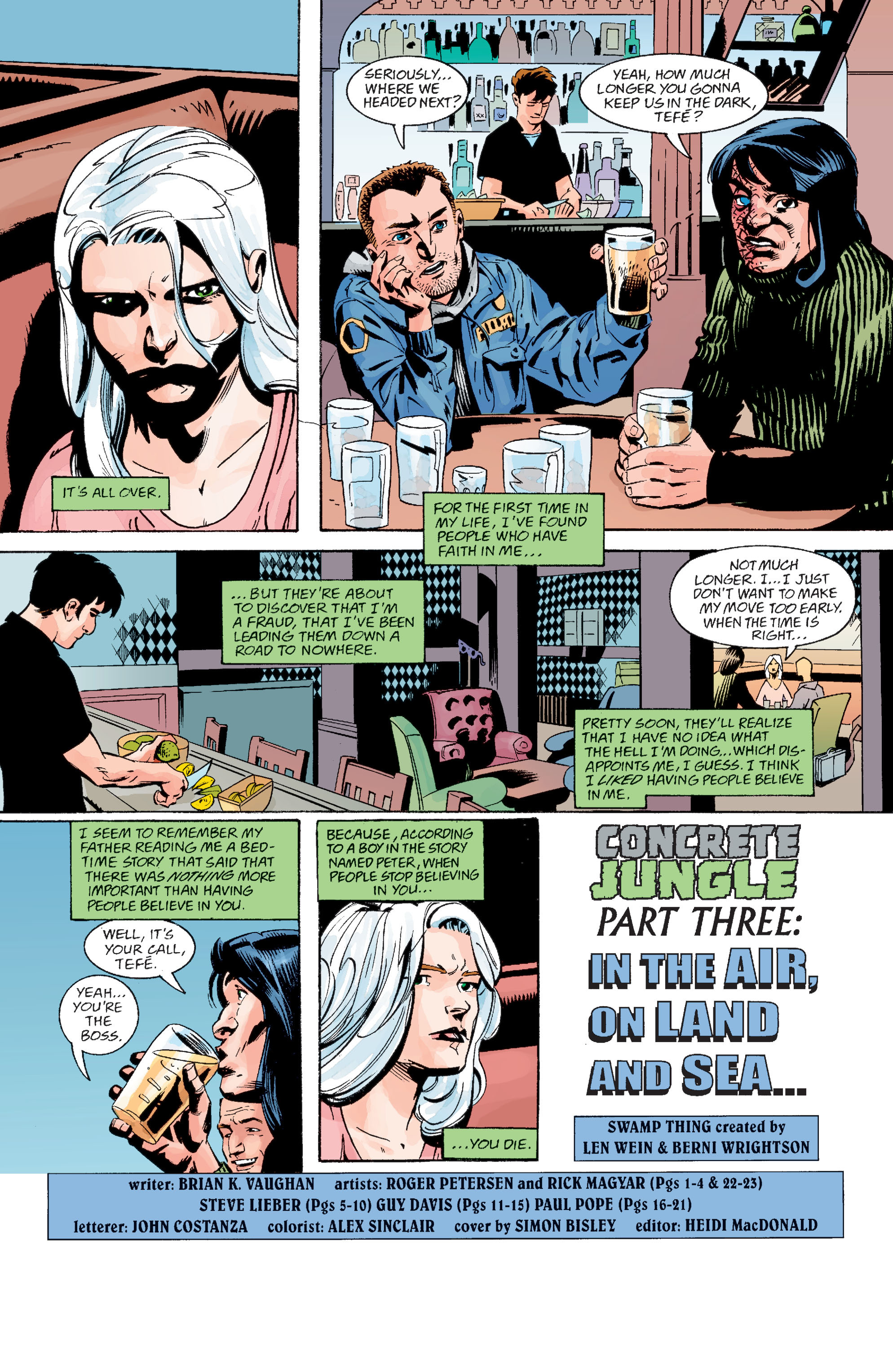 Read online Swamp Thing (2000) comic -  Issue # TPB 1 - 216