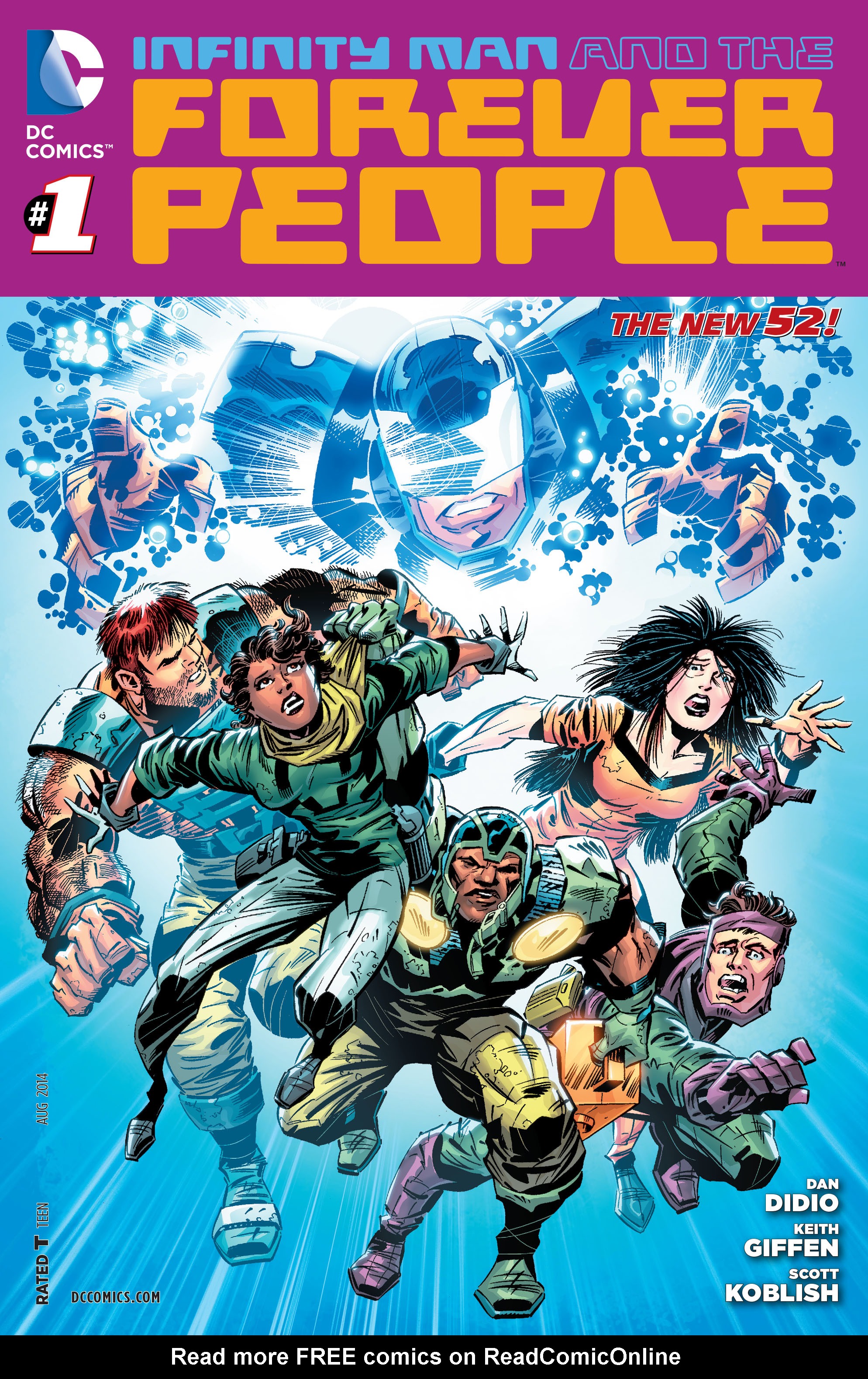 Read online Infinity Man and the Forever People comic -  Issue #1 - 1