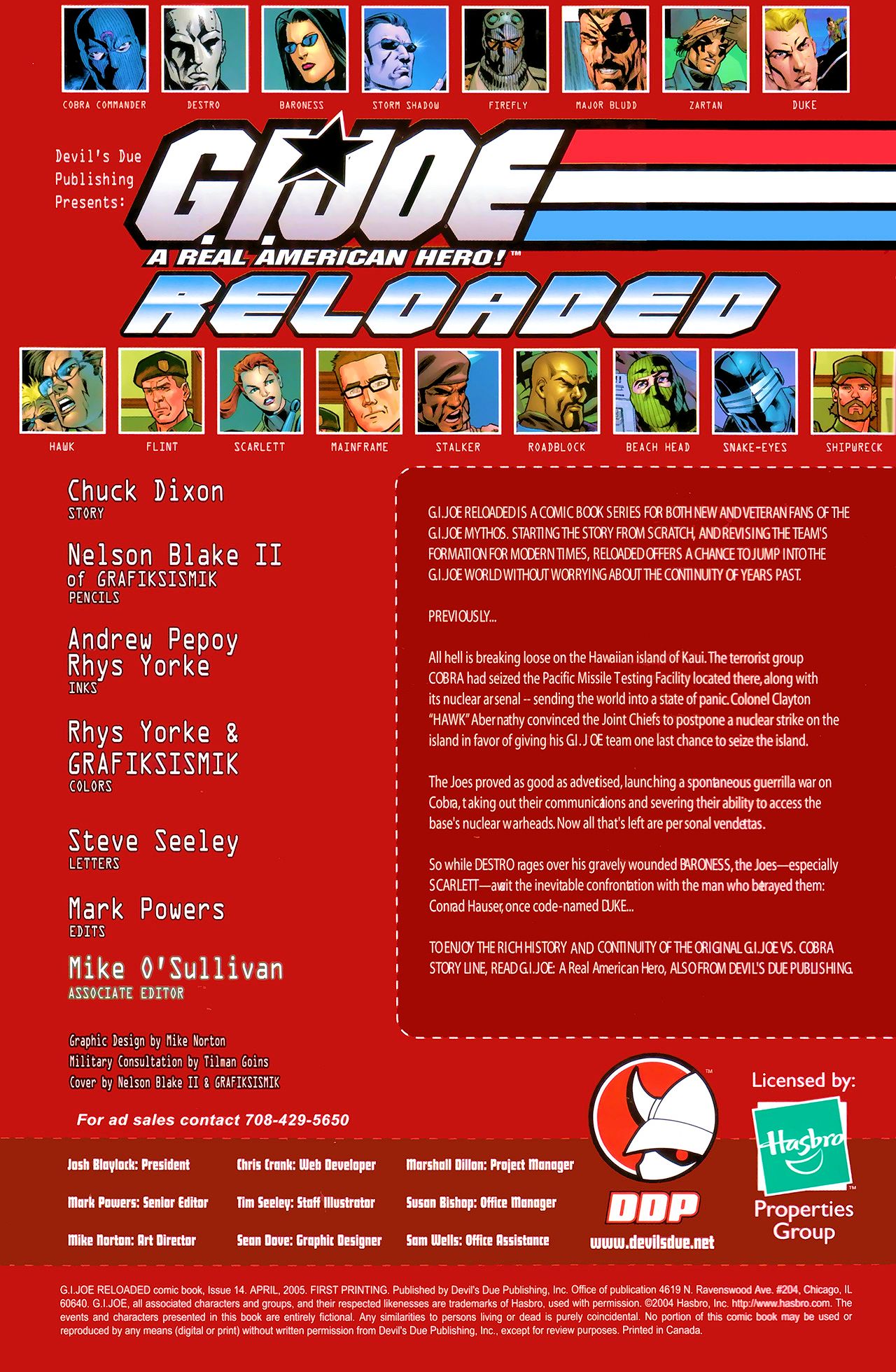 Read online G.I. Joe Reloaded comic -  Issue #14 - 2