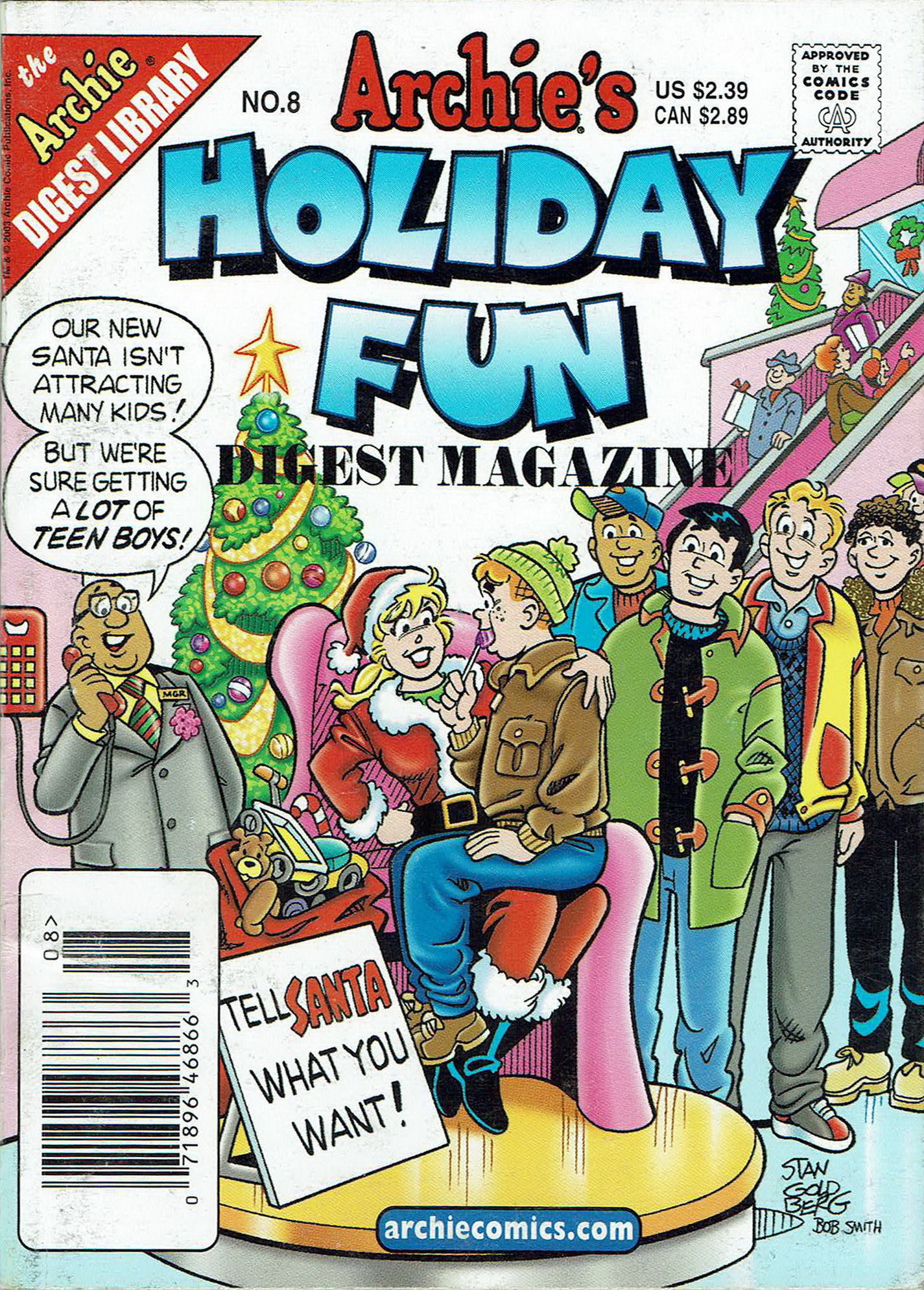 Read online Archie's Holiday Fun Digest comic -  Issue #8 - 1