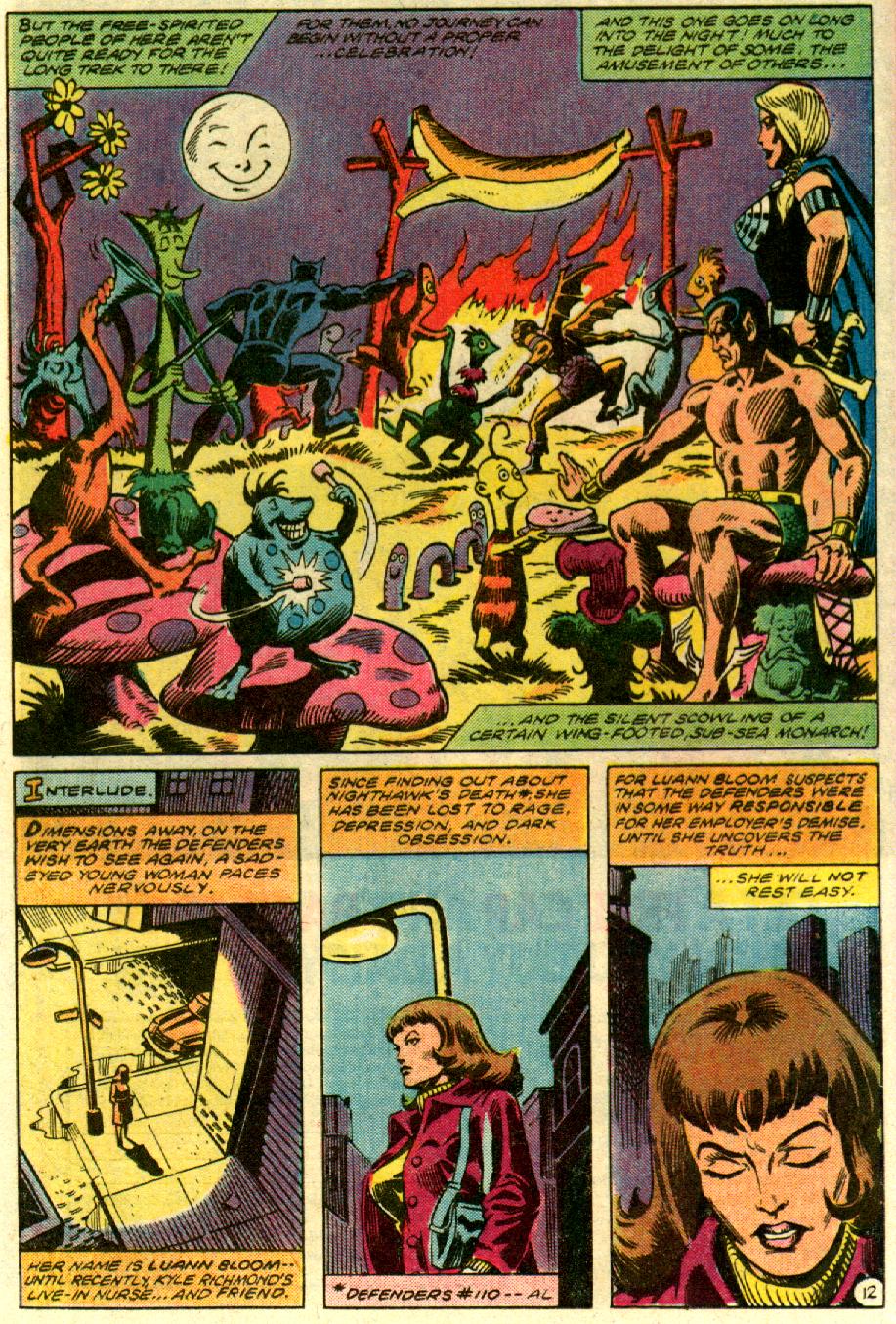 Read online The Defenders (1972) comic -  Issue #115 - 13