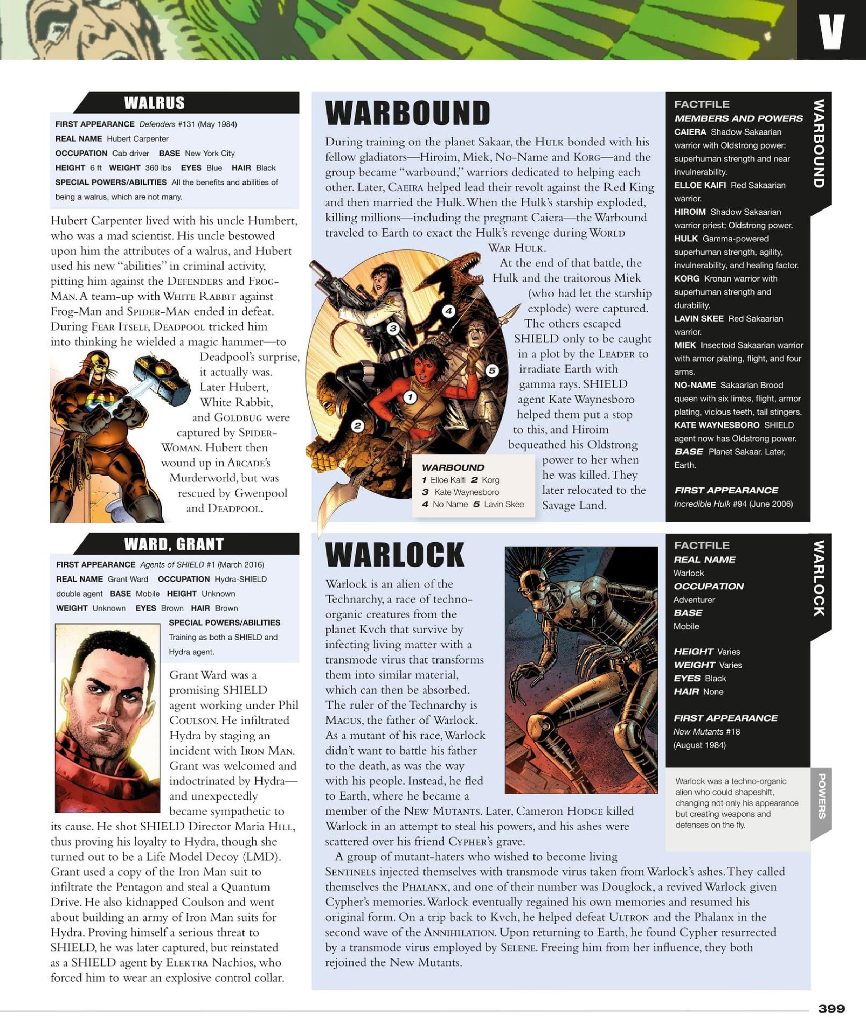 Read online Marvel Encyclopedia, New Edition comic -  Issue # TPB (Part 5) - 2