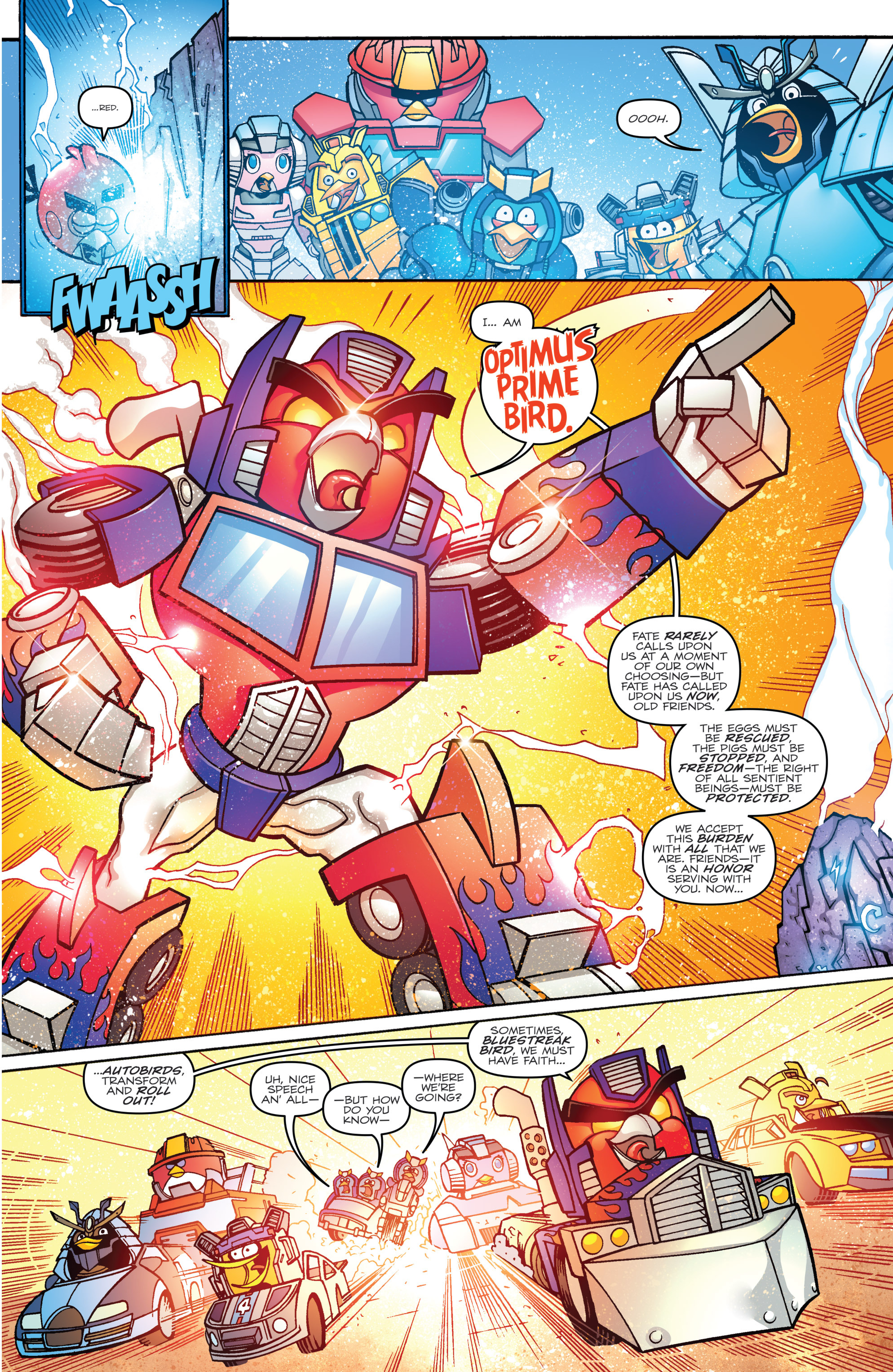 Read online Angry Birds Transformers comic -  Issue #2 - 9