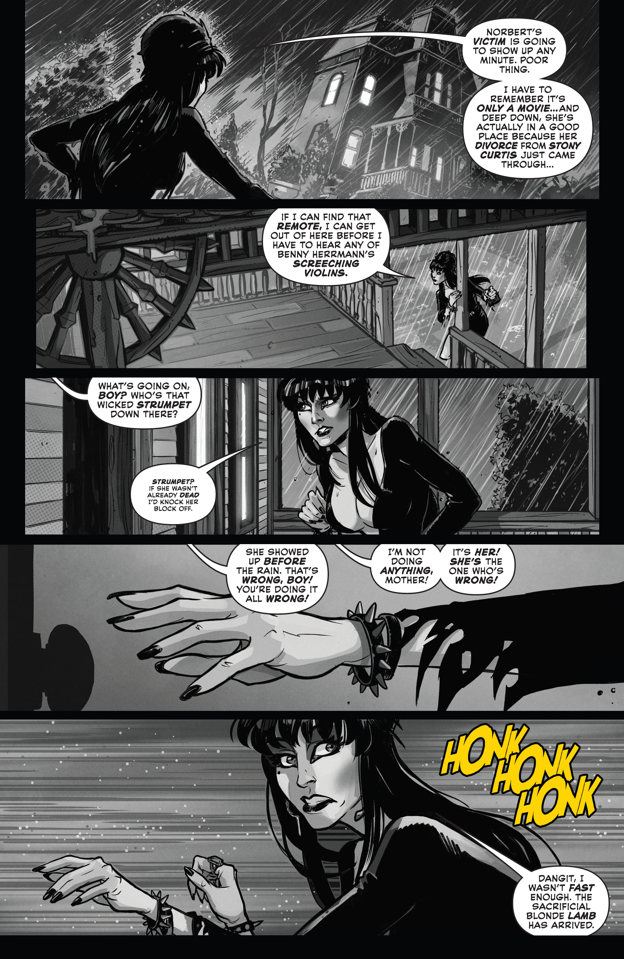 Read online Elvira in Horrorland comic -  Issue #1 - 12