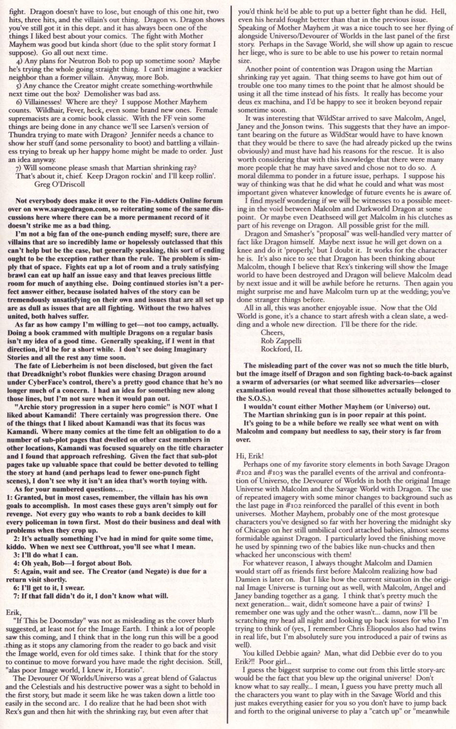 Read online The Savage Dragon (1993) comic -  Issue #106 - 31