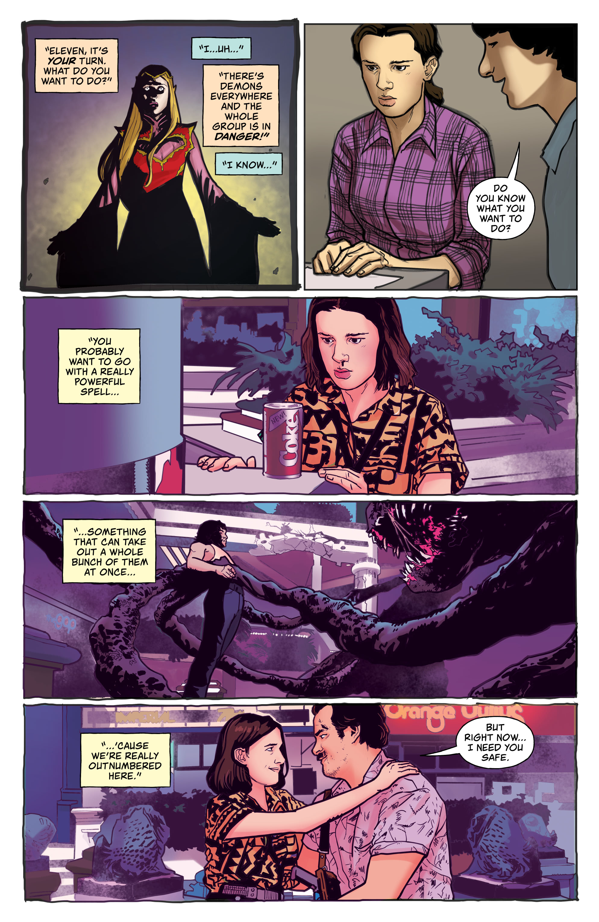 Read online Stranger Things and Dungeons & Dragons comic -  Issue #4 - 11