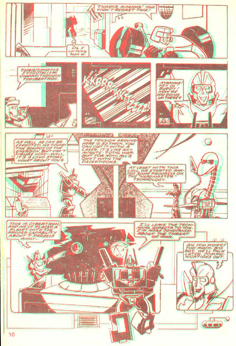 Read online The Transformers in 3-D comic -  Issue #1 - 11