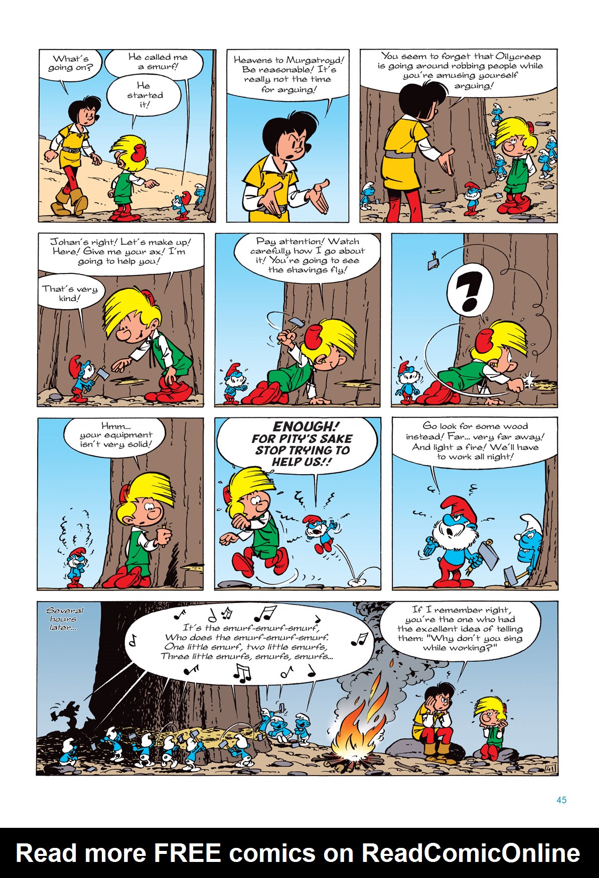 Read online The Smurfs comic -  Issue #2 - 45