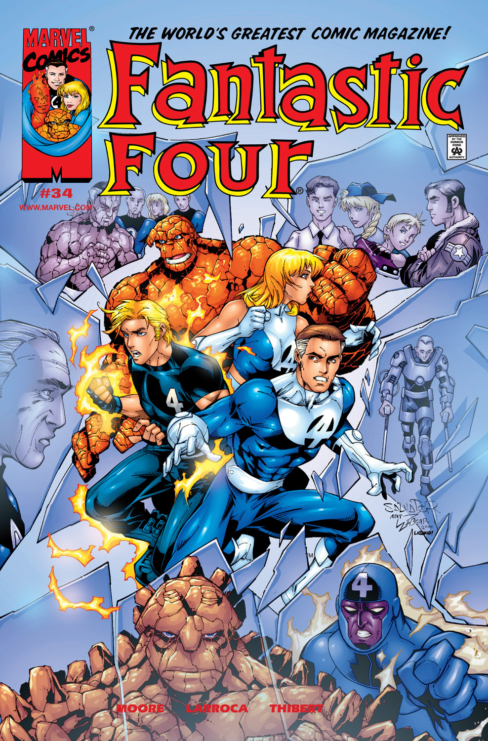 Read online Fantastic Four (1998) comic -  Issue #34 - 1