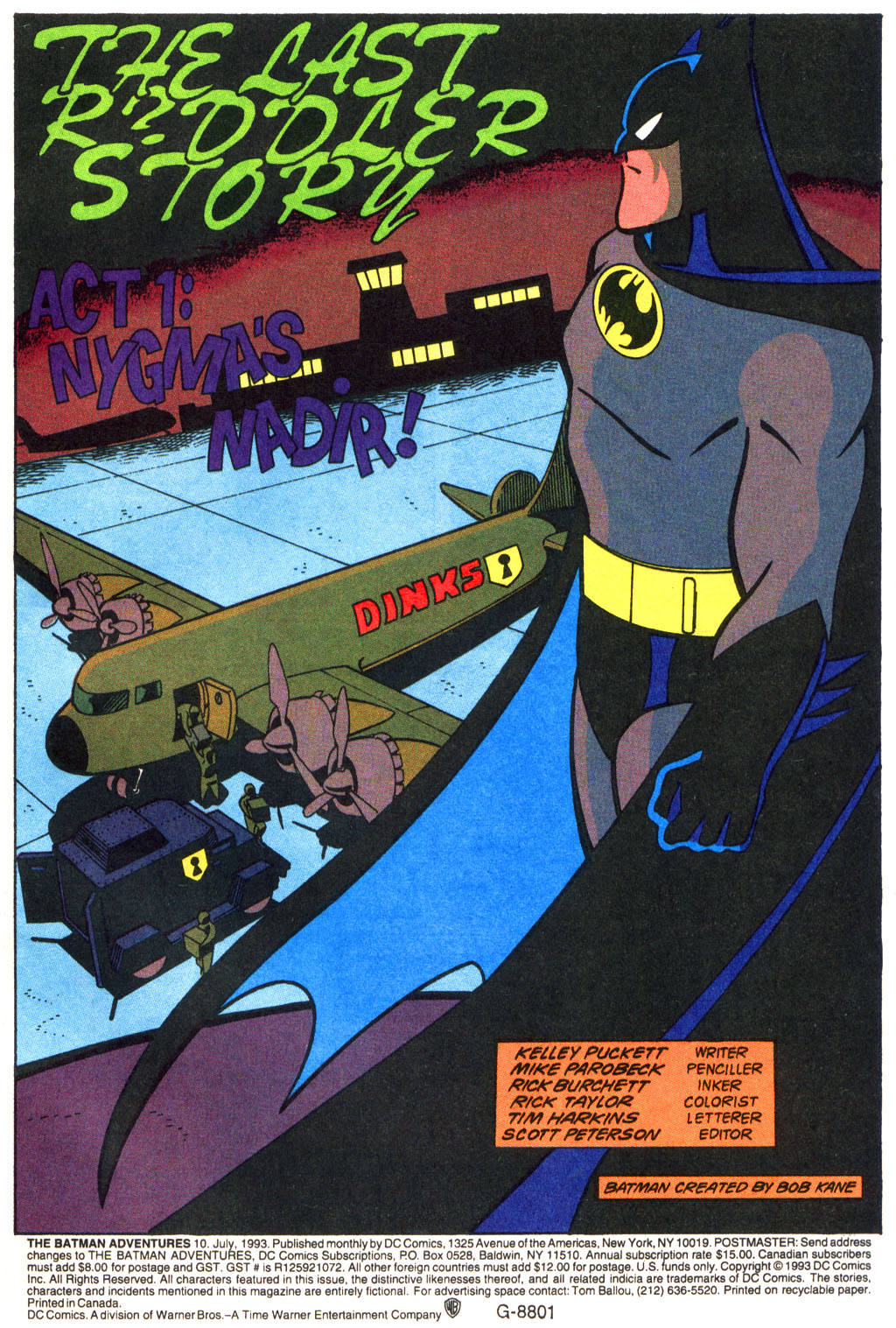 Read online The Batman Adventures comic -  Issue #10 - 2