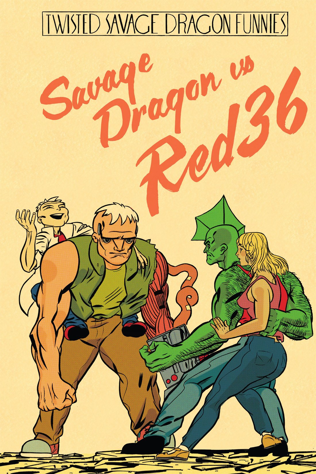 Read online Twisted Savage Dragon Funnies comic -  Issue # TPB - 65