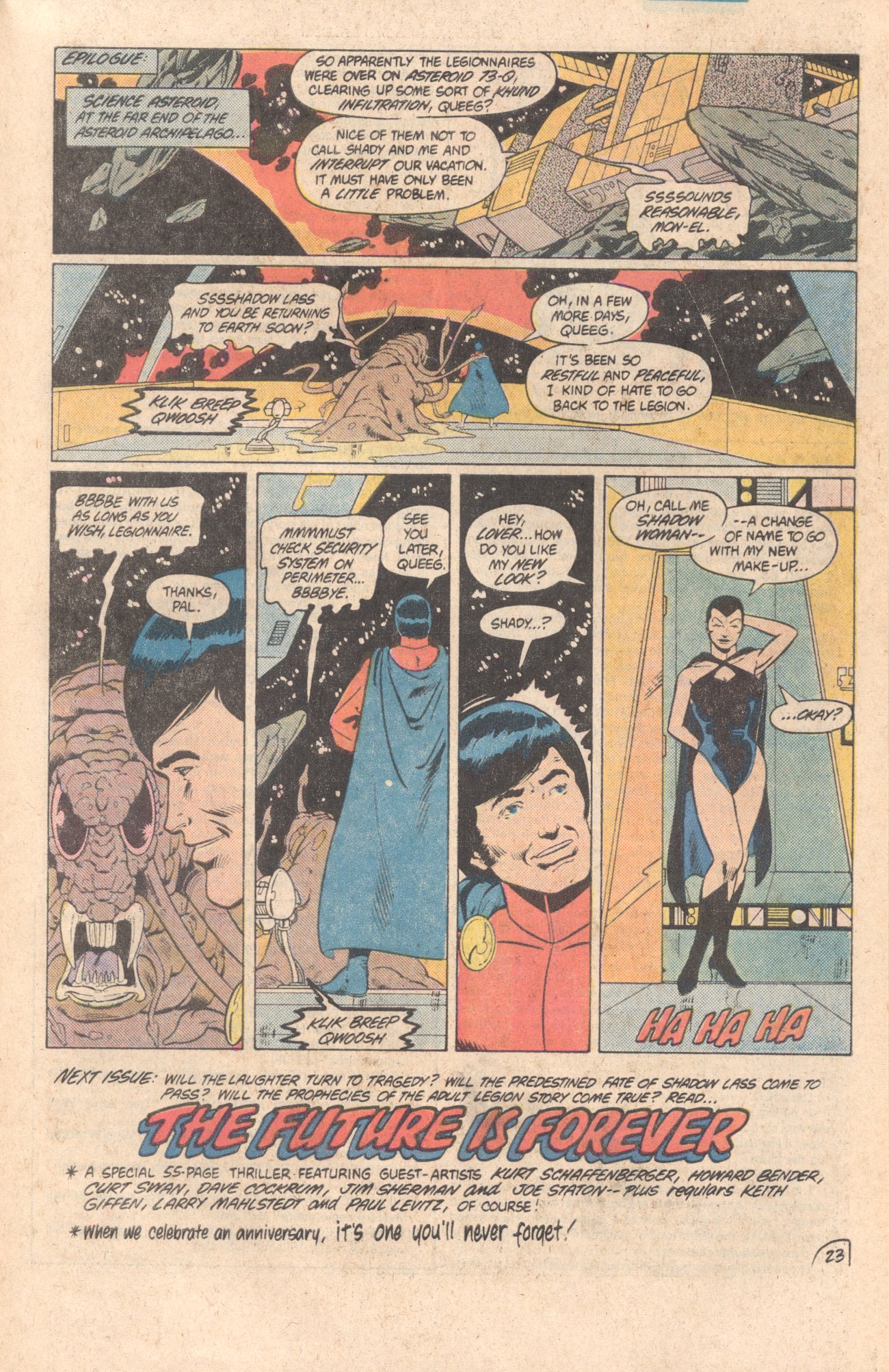 Read online Legion of Super-Heroes (1980) comic -  Issue #299 - 24