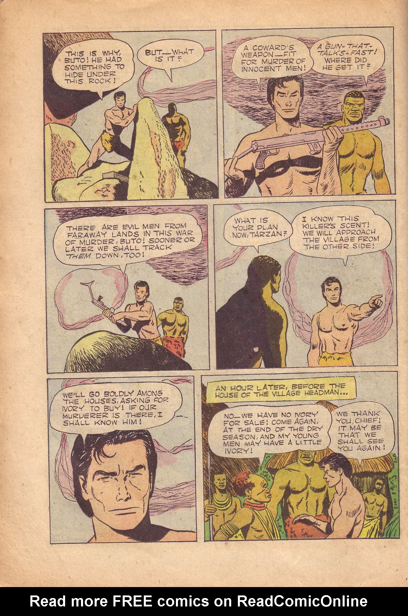 Read online Tarzan (1948) comic -  Issue #50 - 34