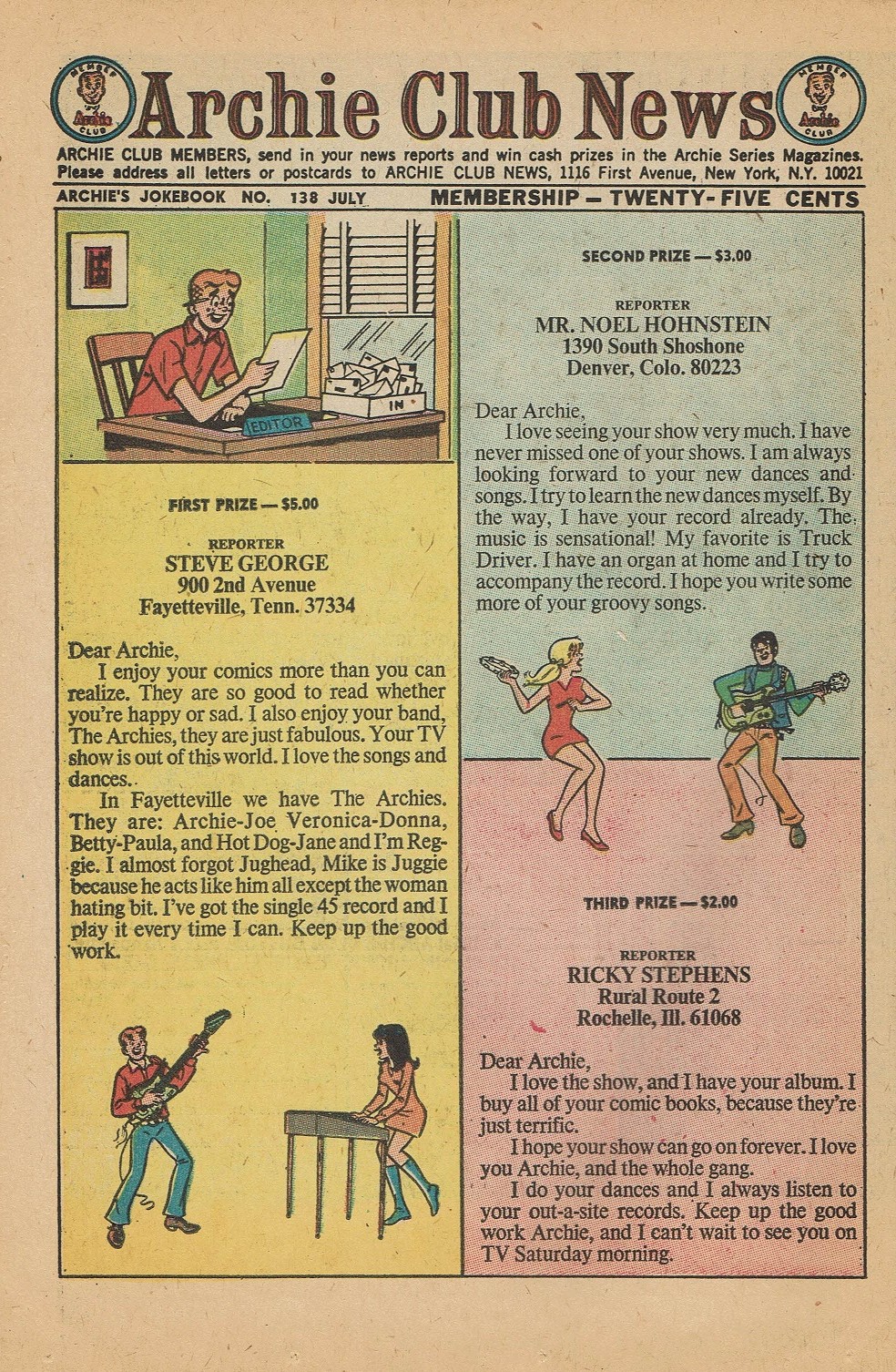 Read online Archie's Joke Book Magazine comic -  Issue #138 - 25