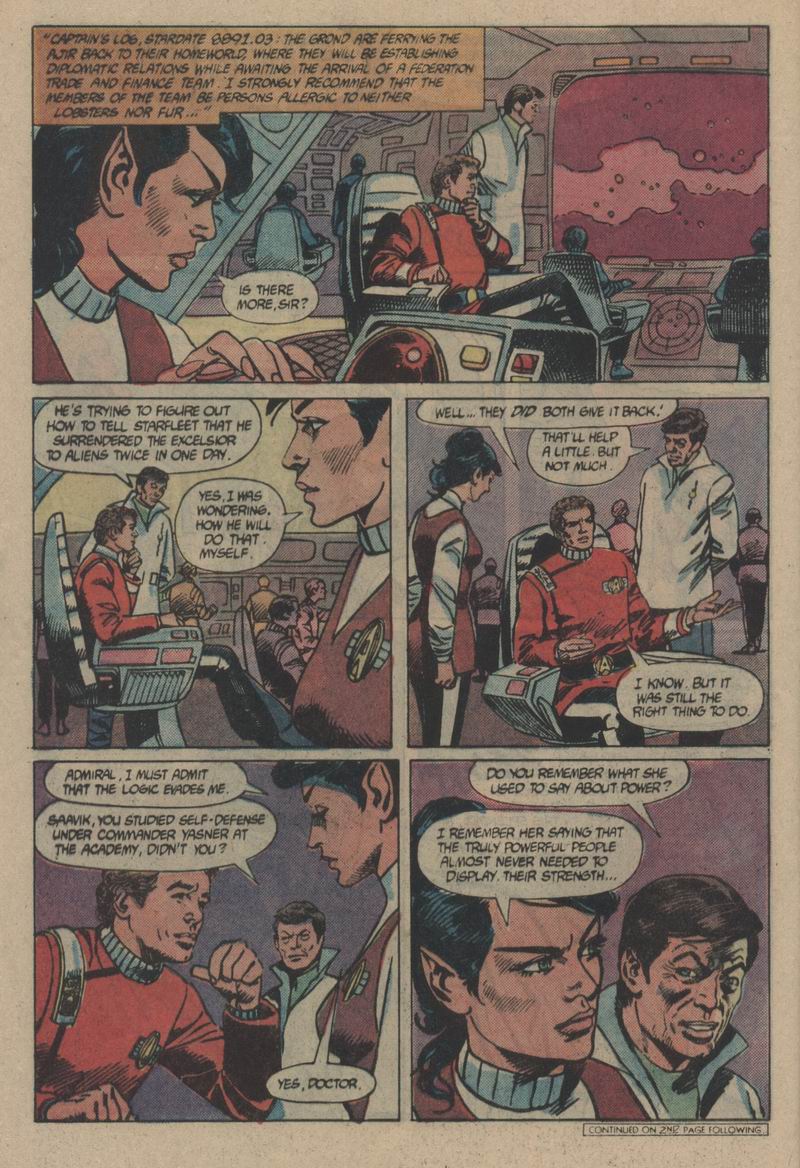 Read online Star Trek (1984) comic -  Issue #25 - 22