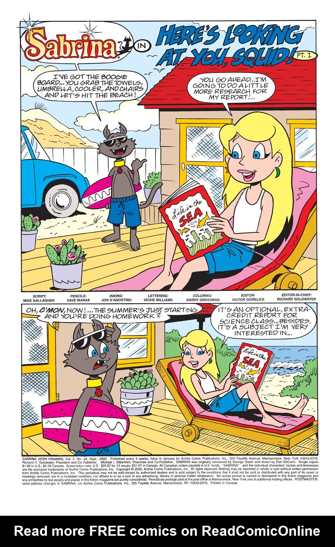 Read online Sabrina the Teenage Witch (2000) comic -  Issue #34 - 2