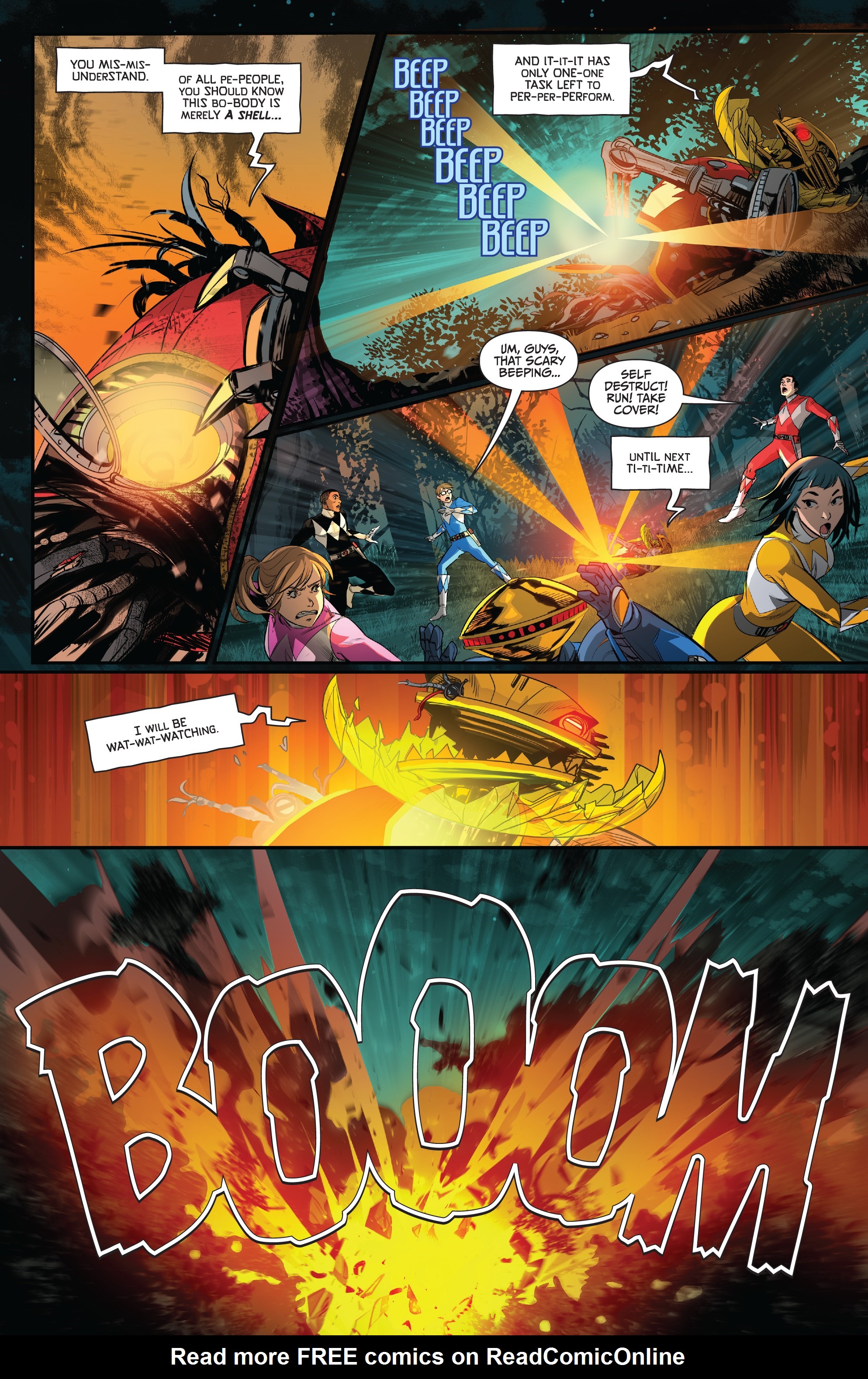 Read online Saban's Go Go Power Rangers: Forever Rangers comic -  Issue # Full - 20