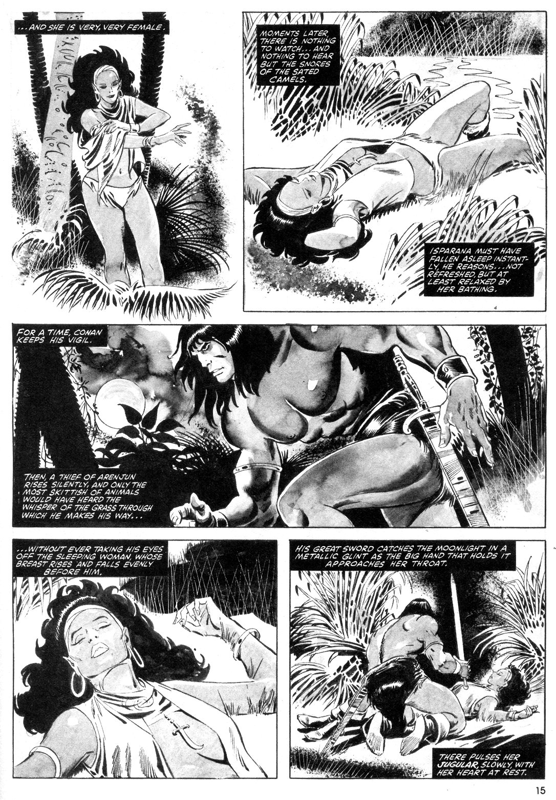 Read online The Savage Sword Of Conan comic -  Issue #55 - 15