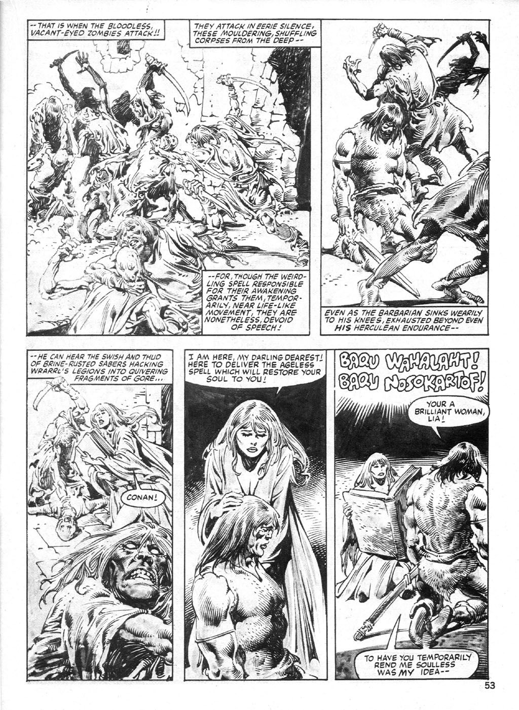 Read online The Savage Sword Of Conan comic -  Issue #96 - 53