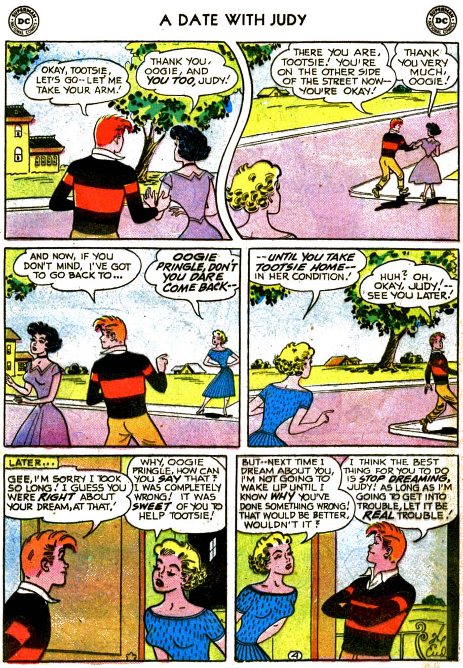 Read online A Date with Judy comic -  Issue #58 - 24