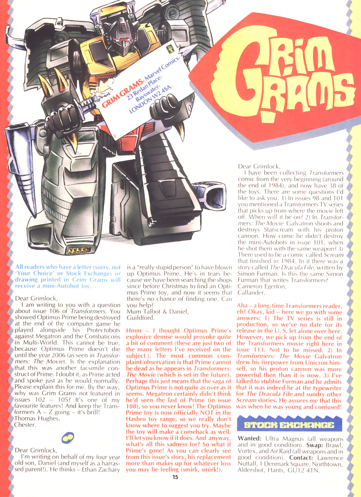 Read online The Transformers (UK) comic -  Issue #112 - 14