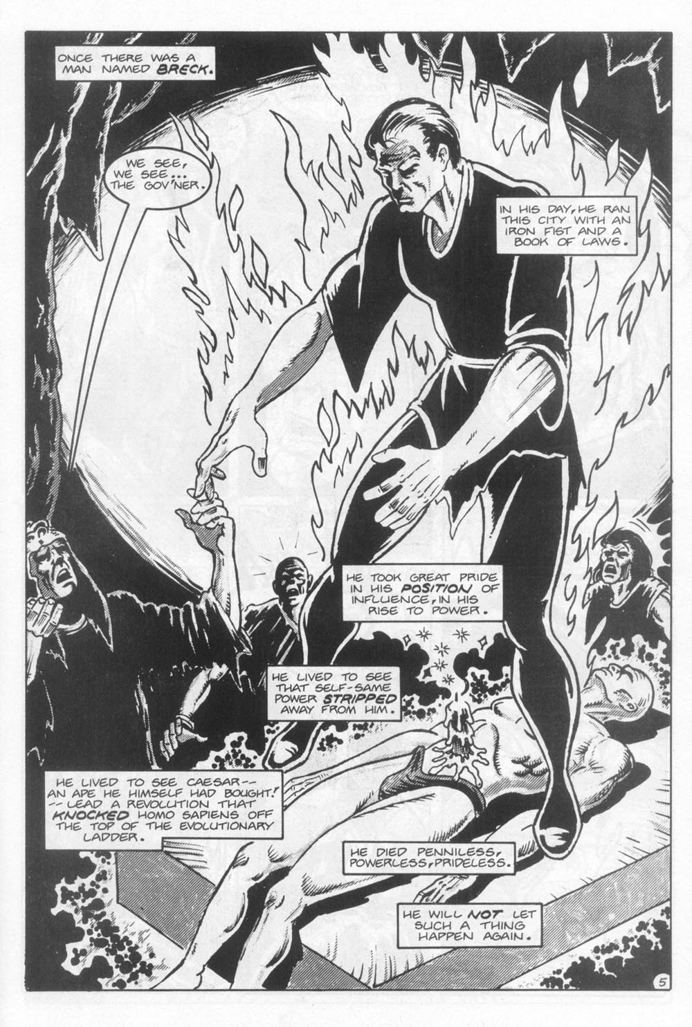 Read online Planet of the Apes (1990) comic -  Issue #21 - 7