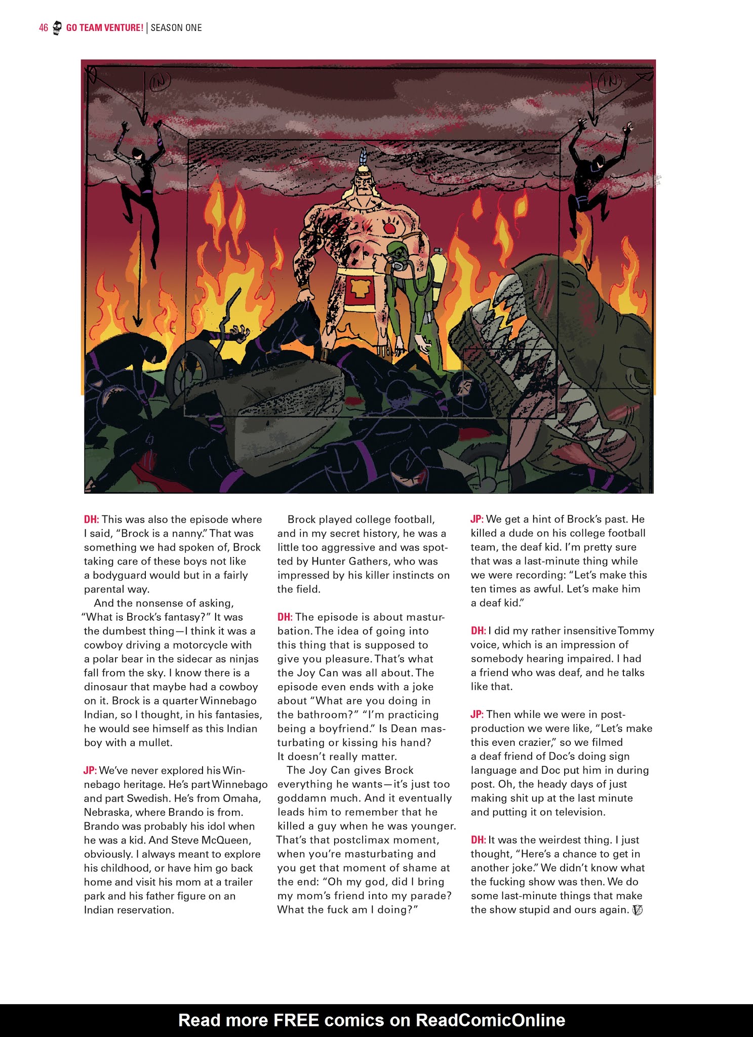 Read online Go Team Venture!: The Art and Making of The Venture Bros. comic -  Issue # TPB (Part 1) - 46