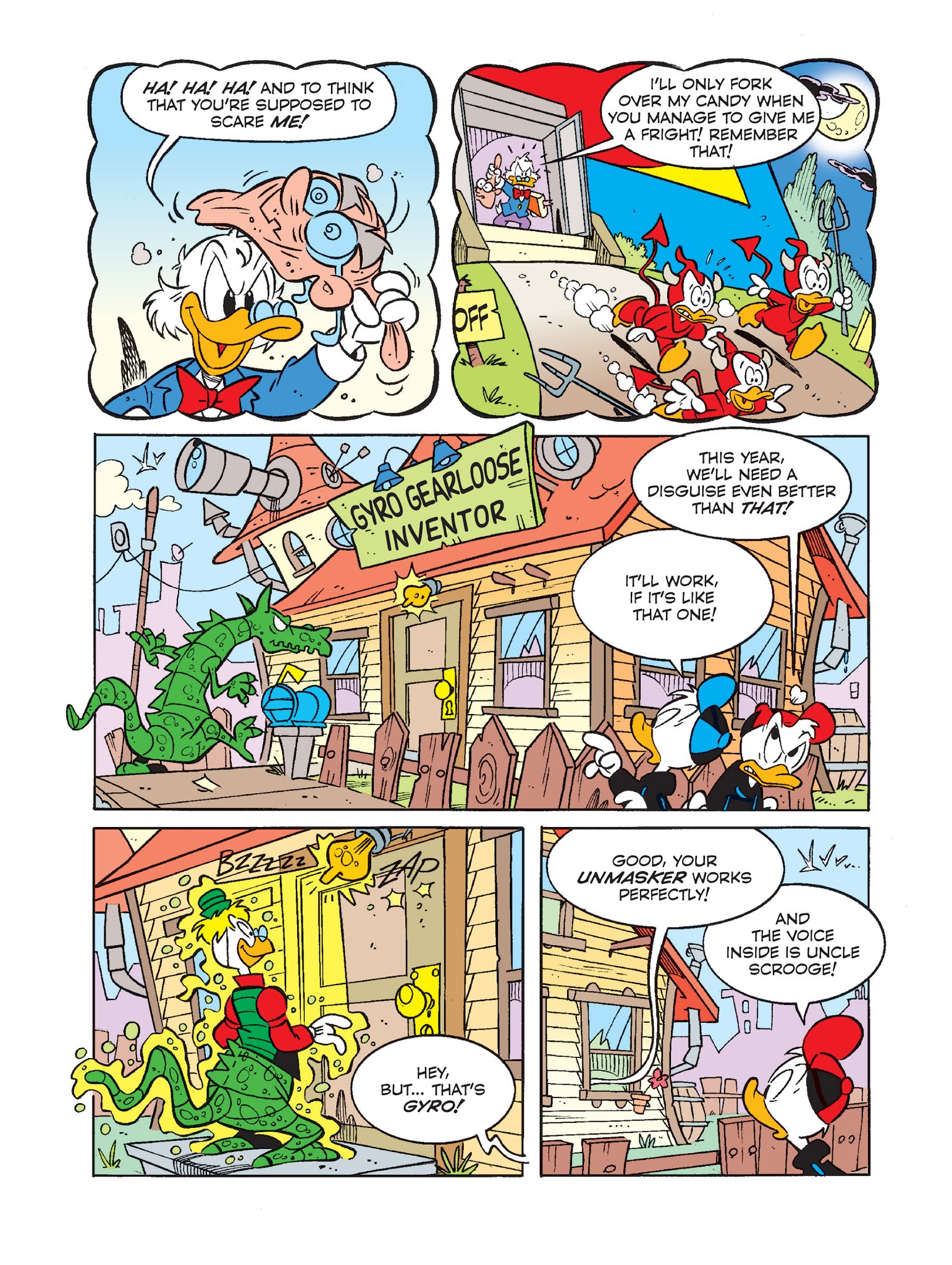 Read online Scrooge McDuck and the Very Special Halloween comic -  Issue # Full - 4