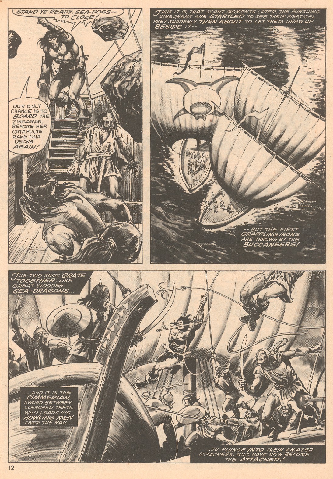 Read online The Savage Sword Of Conan comic -  Issue #67 - 12