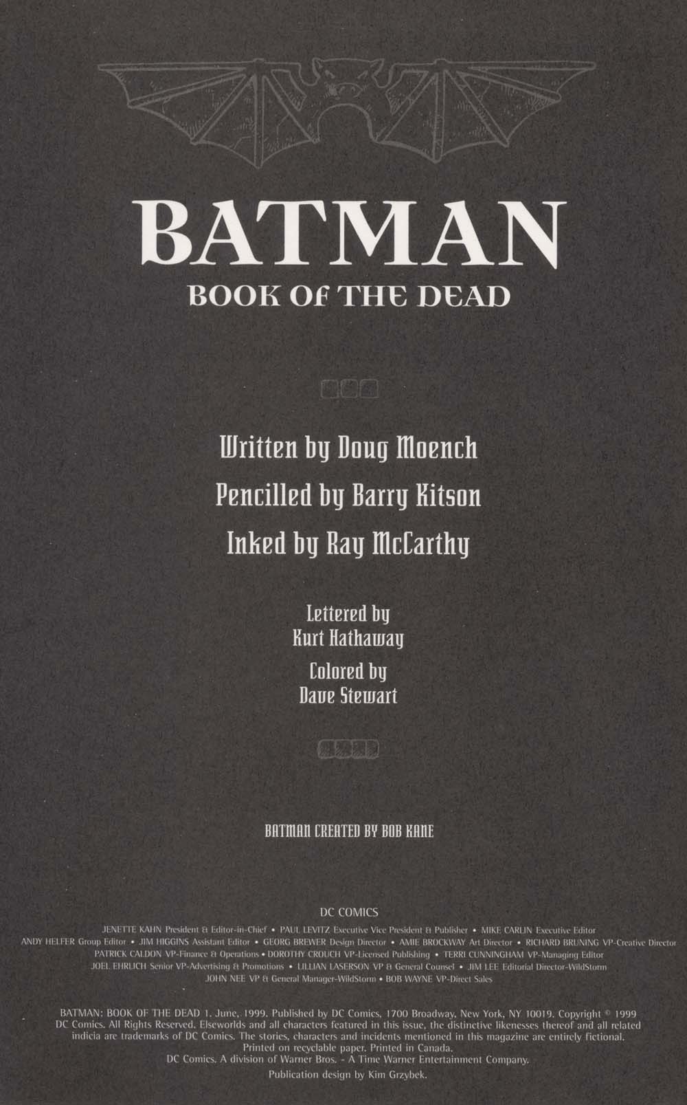 Read online Batman: Book of the Dead comic -  Issue #1 - 2