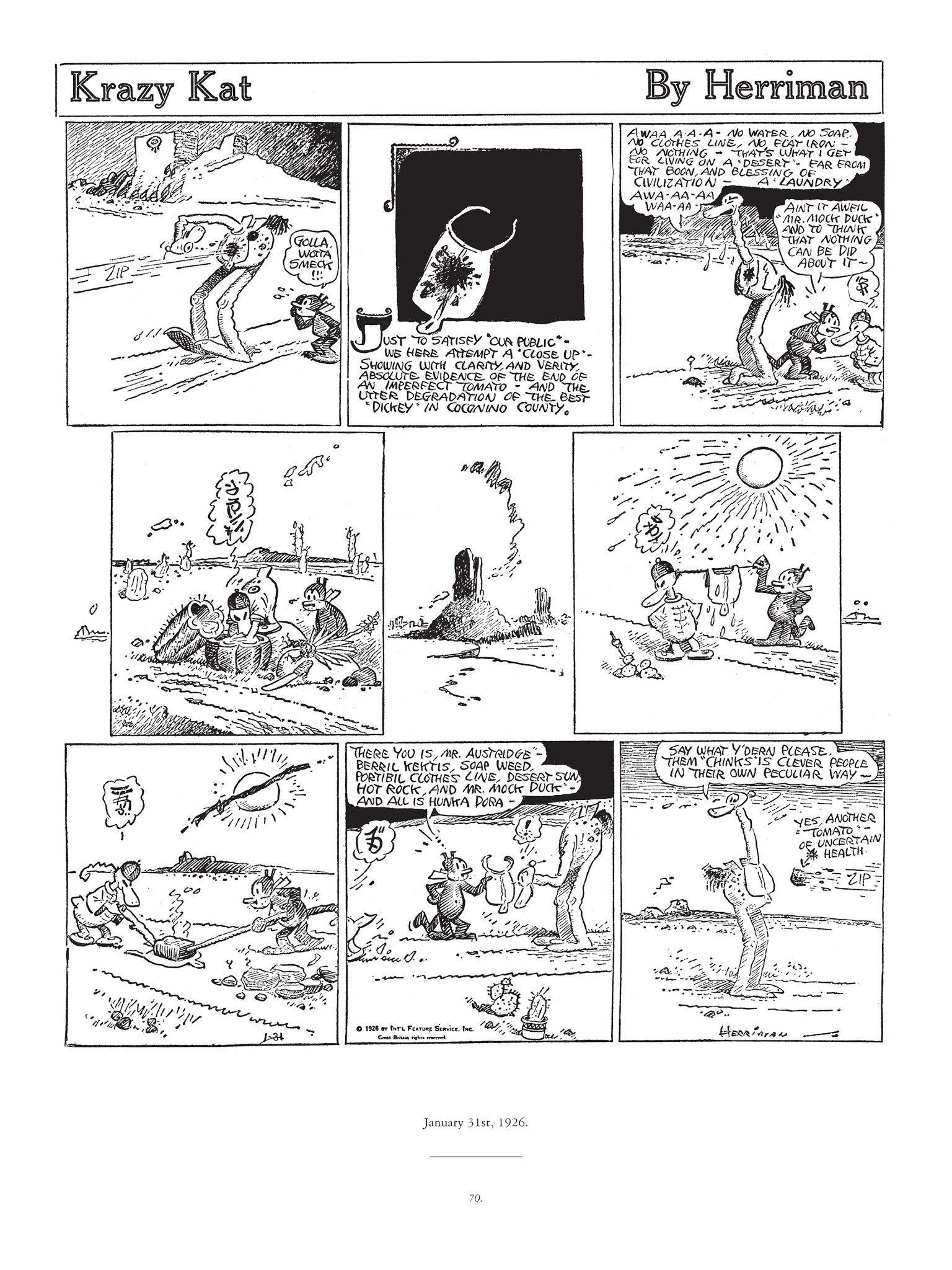 Read online Krazy & Ignatz comic -  Issue # TPB 4 - 71