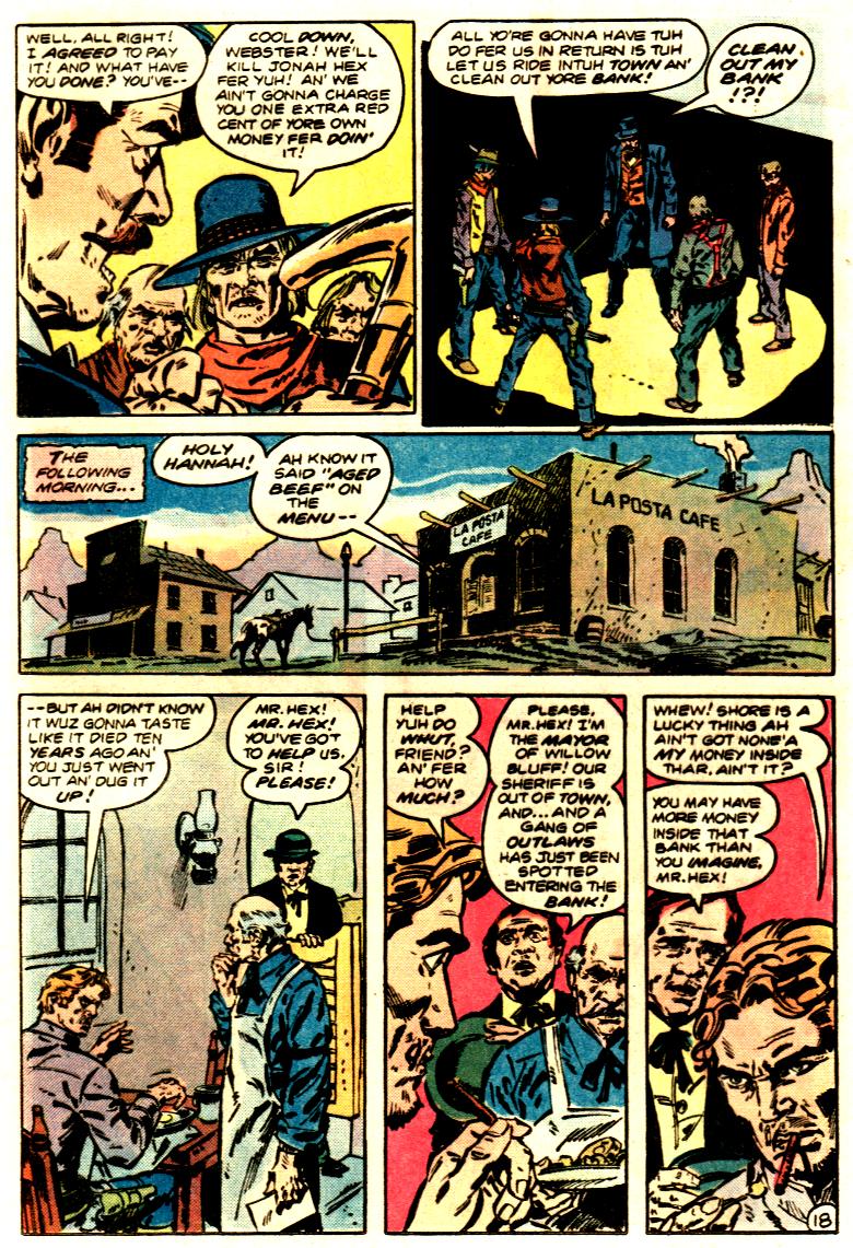 Read online Jonah Hex (1977) comic -  Issue #66 - 19