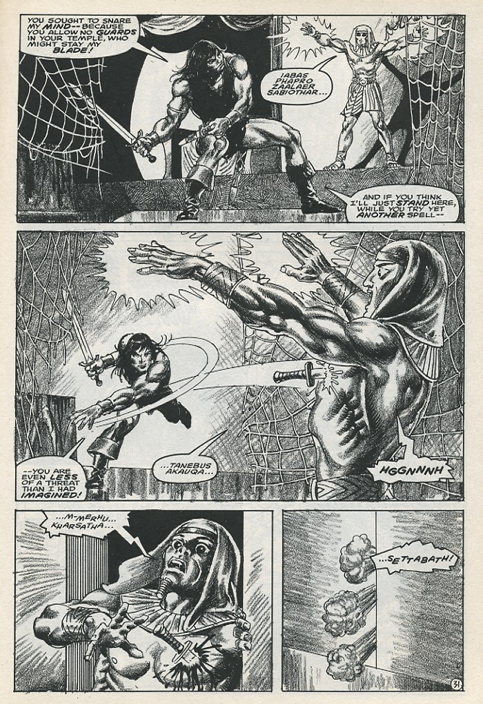 Read online The Savage Sword Of Conan comic -  Issue #223 - 33