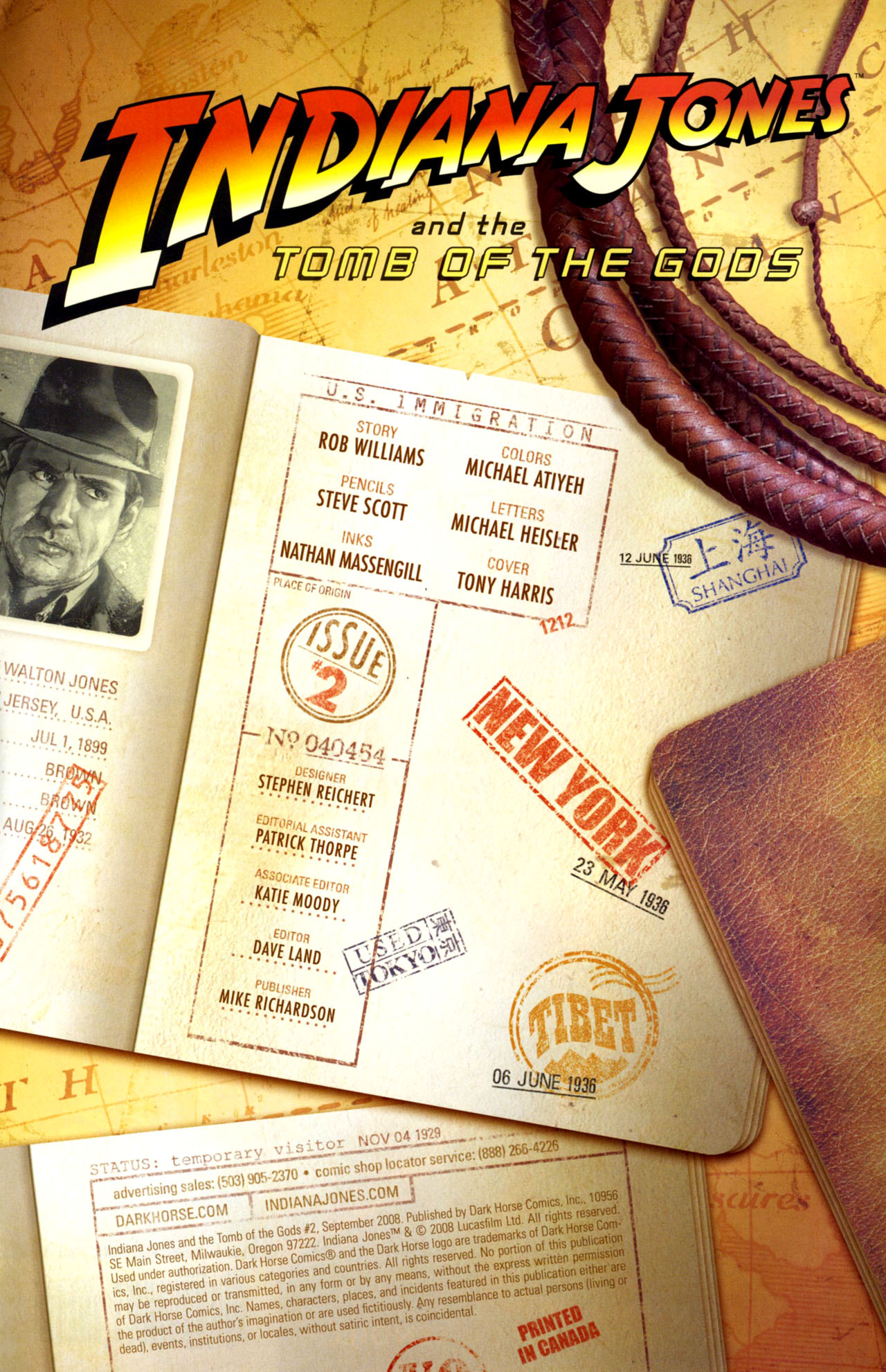 Read online Indiana Jones and the Tomb of the Gods comic -  Issue #2 - 2