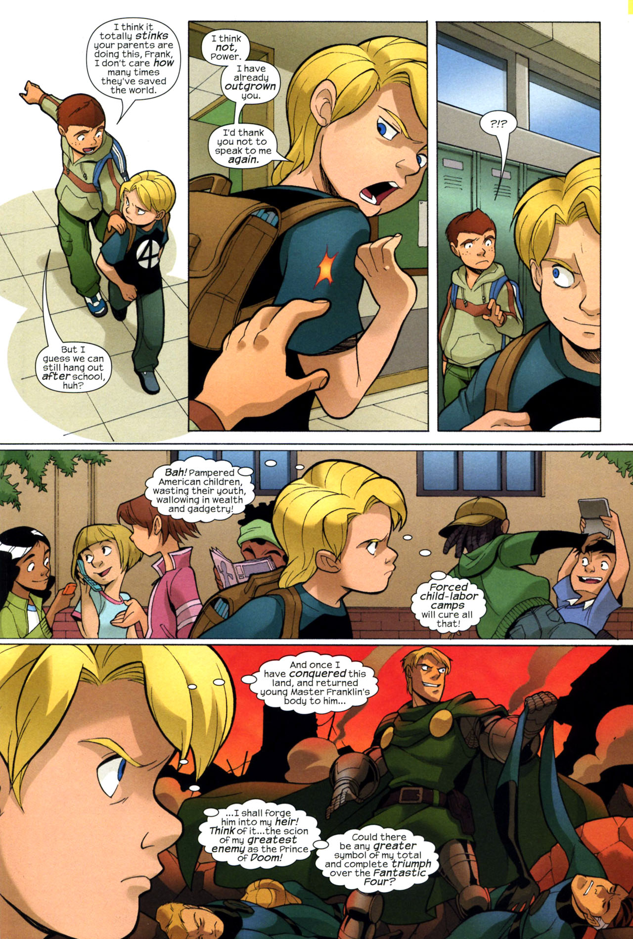 Read online Fantastic Four and Power Pack comic -  Issue #4 - 5