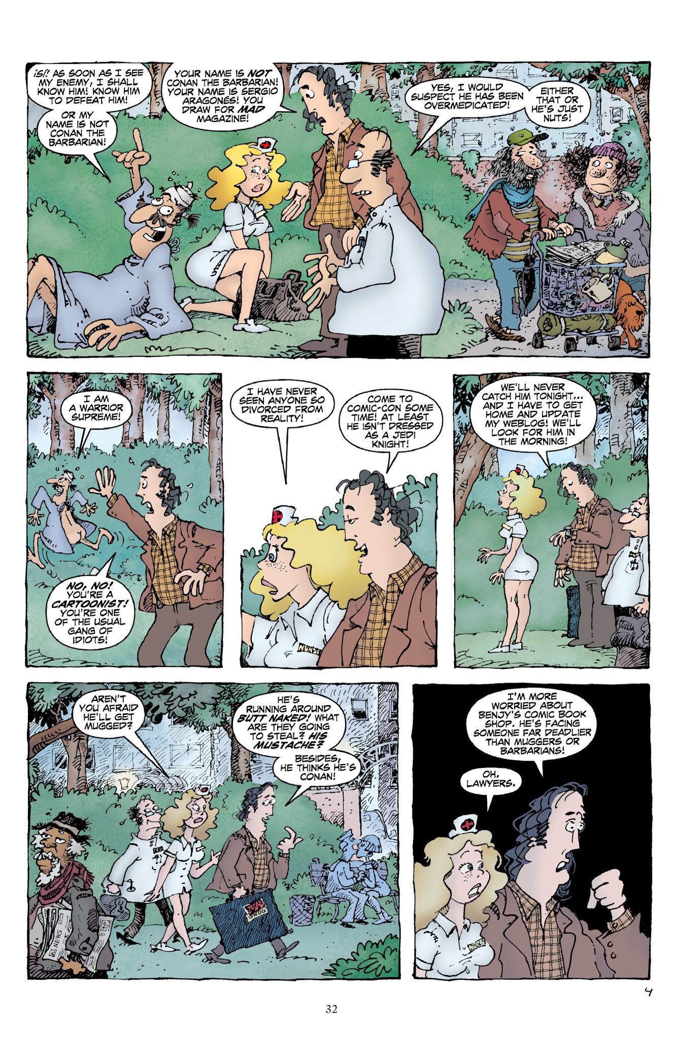 Read online Groo vs. Conan comic -  Issue # TPB - 34