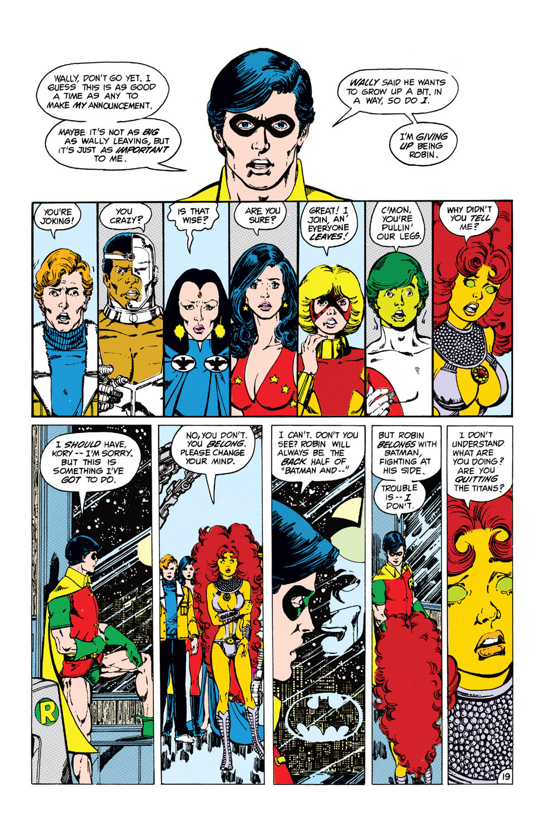 Read online The New Teen Titans (1980) comic -  Issue #39 - 19
