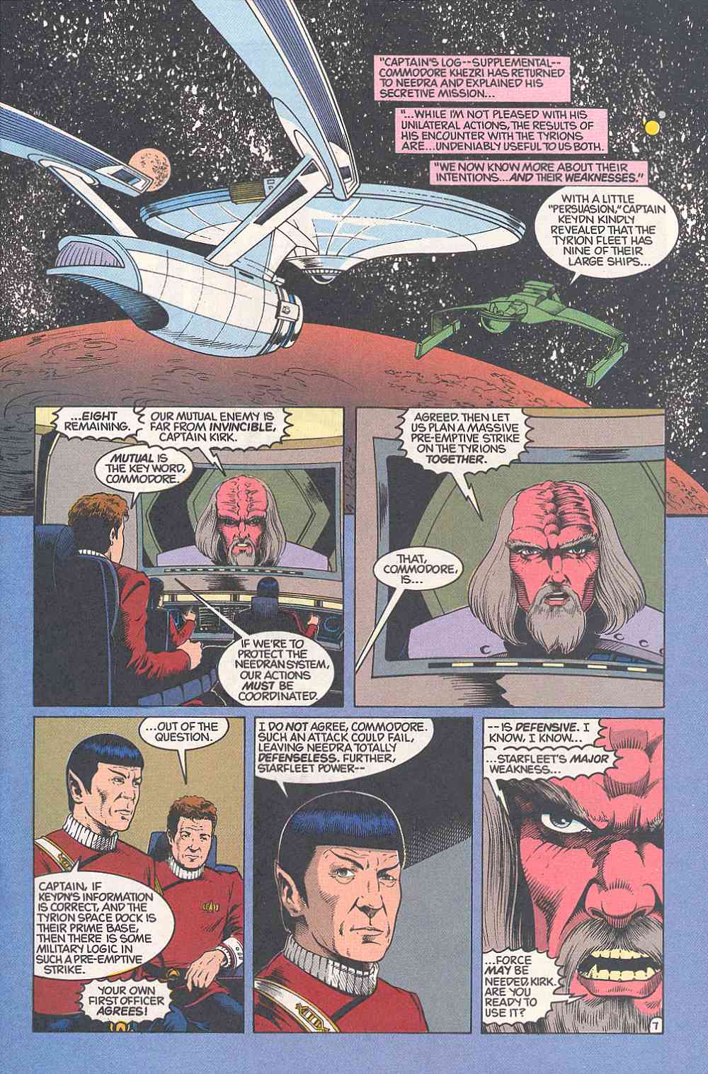 Read online Star Trek (1989) comic -  Issue #18 - 7