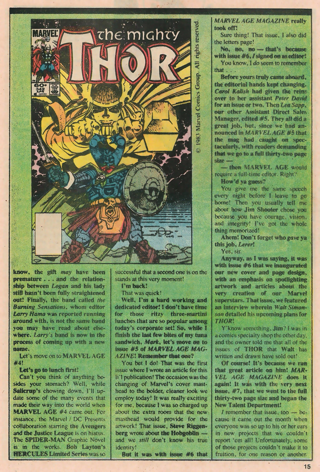 Read online Marvel Age comic -  Issue #12 - 17