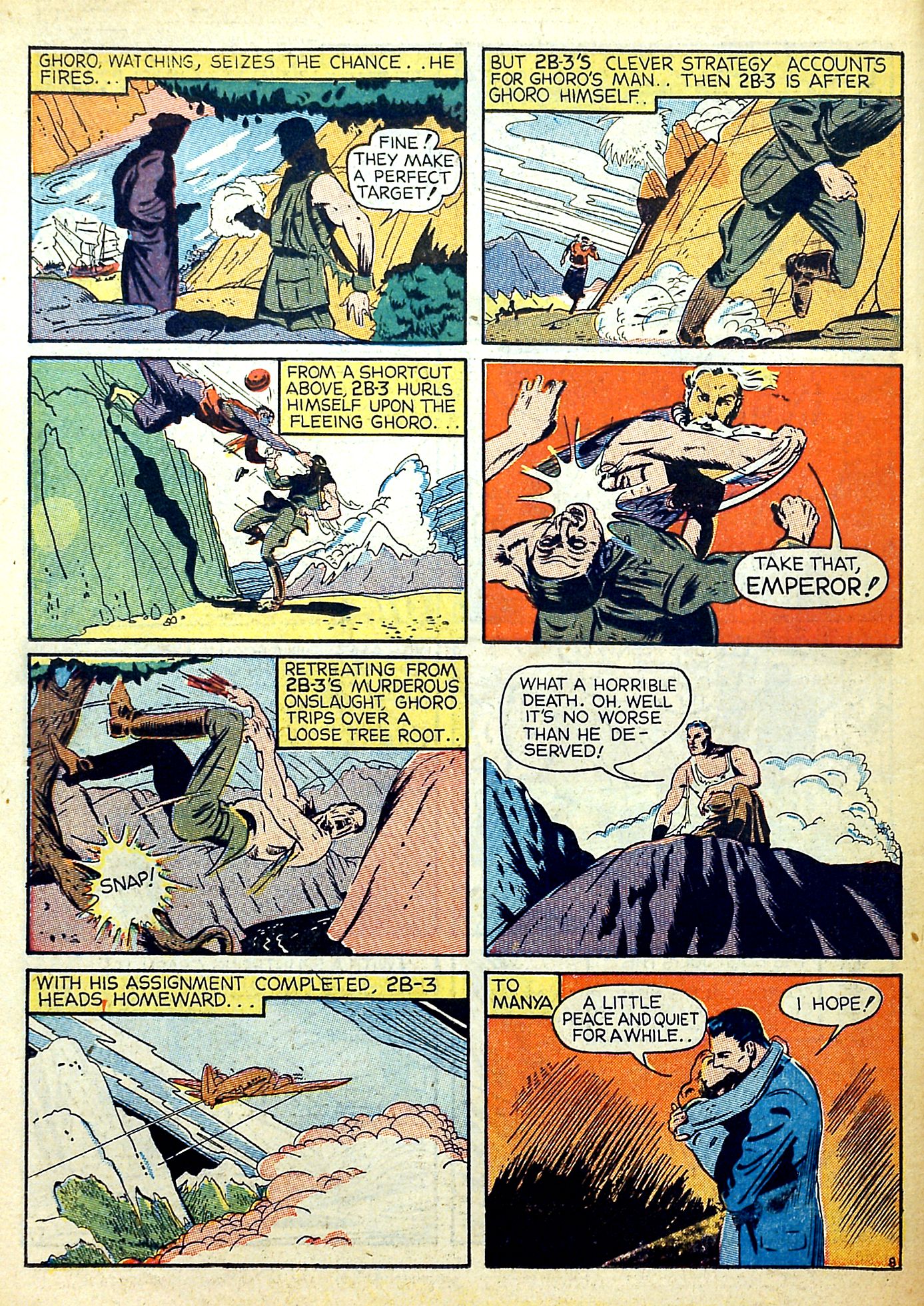 Read online Captain Flight Comics comic -  Issue #3 - 38