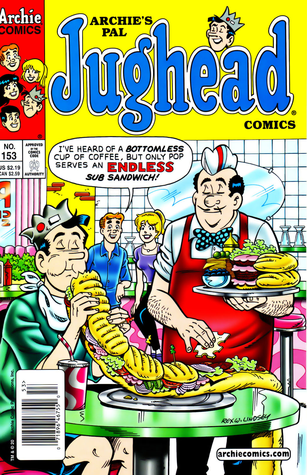 Archie's Pal Jughead Comics issue 153 - Page 1