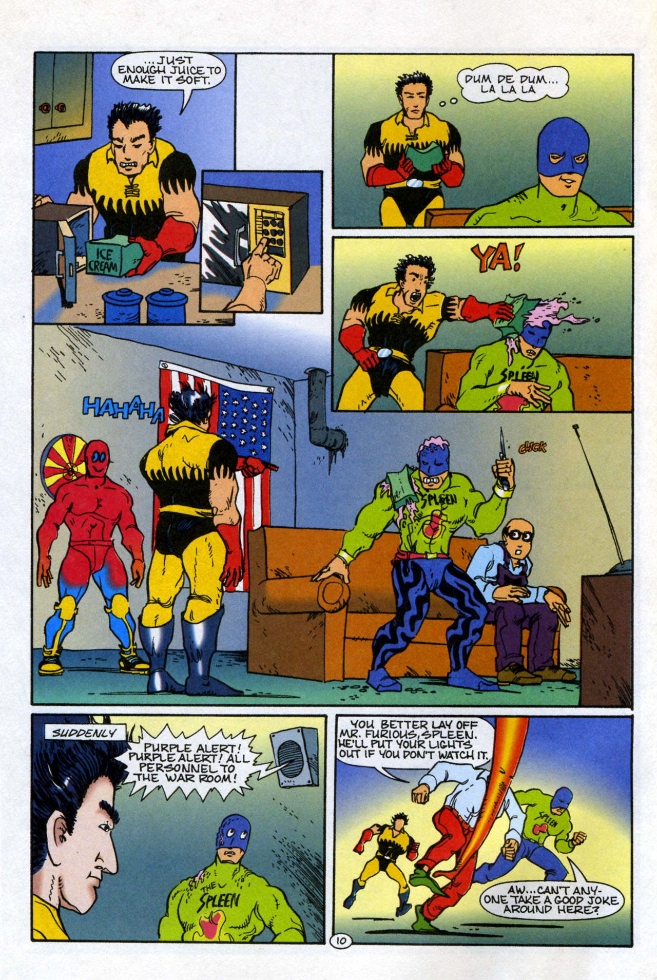 Read online Teenage Mutant Ninja Turtles/Flaming Carrot Crossover comic -  Issue #1 - 11
