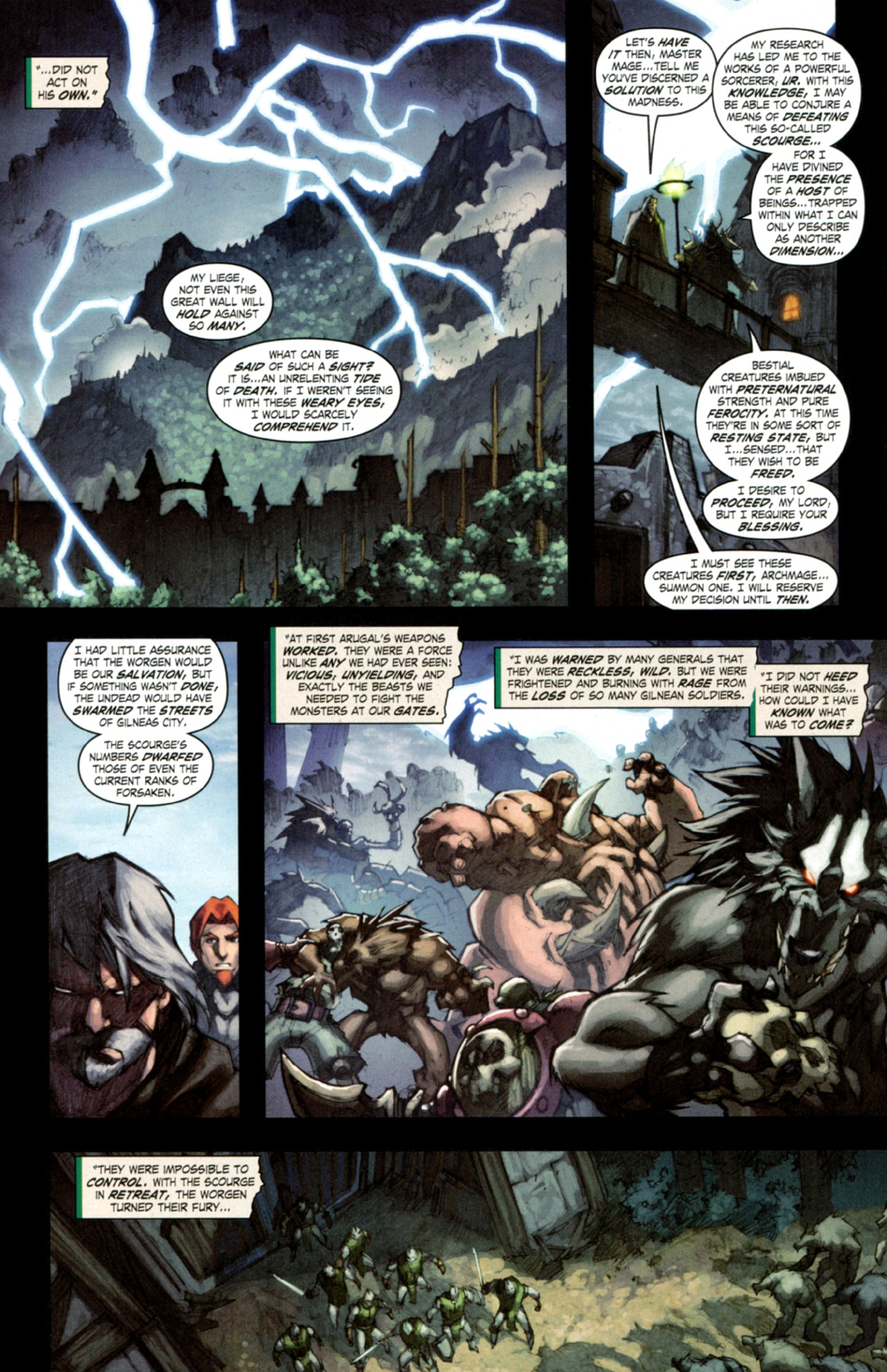 Read online World of Warcraft: Curse of the Worgen comic -  Issue #5 - 28