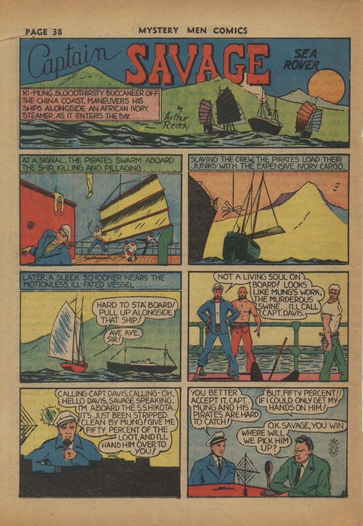 Read online Mystery Men Comics comic -  Issue #5 - 40