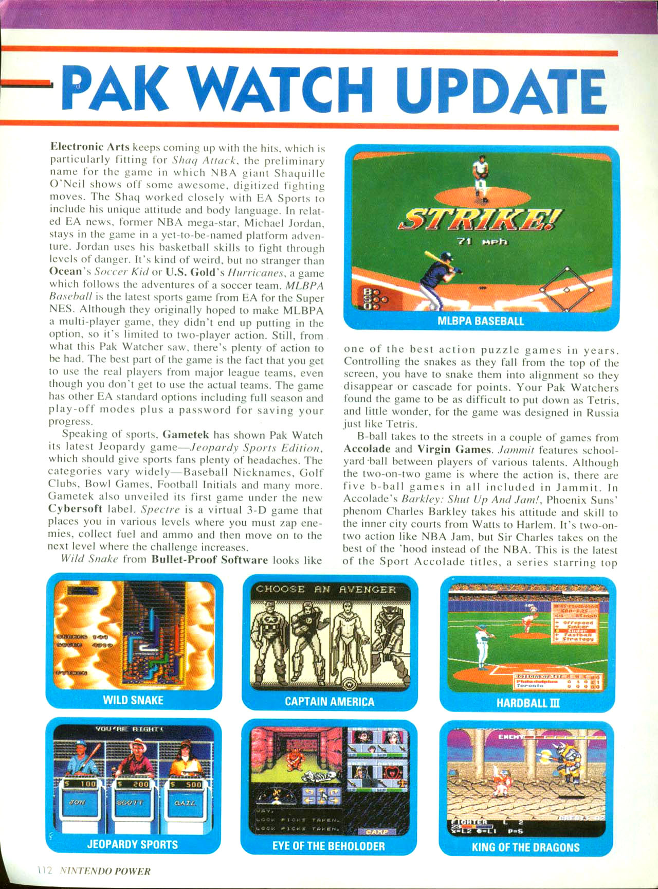 Read online Nintendo Power comic -  Issue #58 - 111