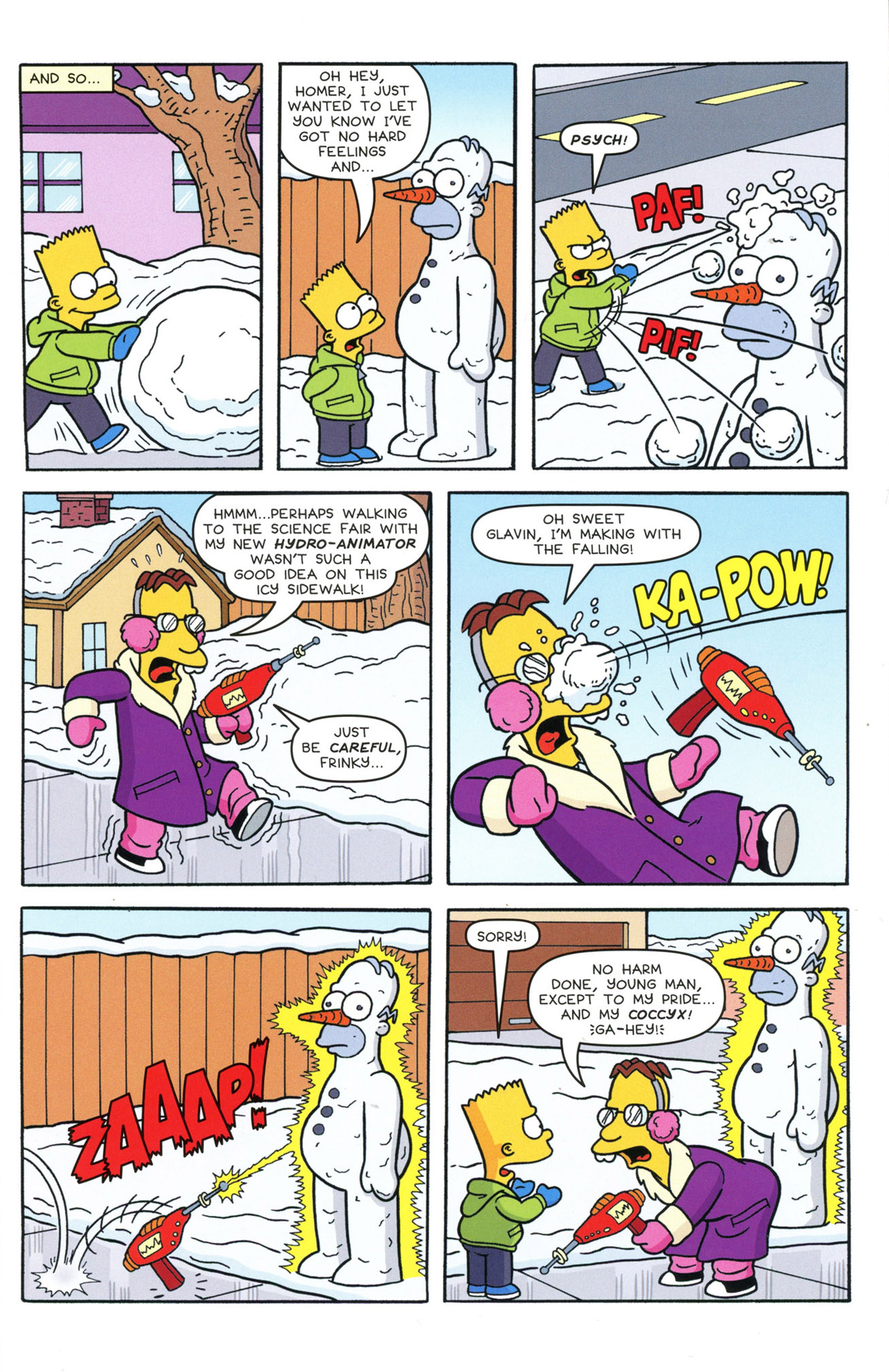 Read online The Simpsons Winter Wingding comic -  Issue #9 - 5