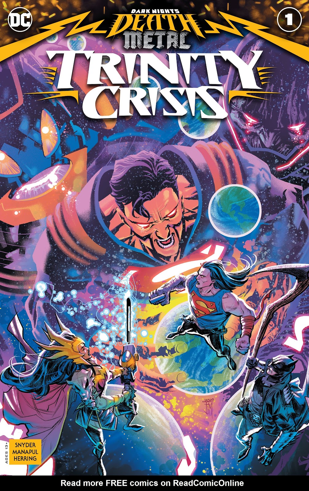 <{ $series->title }} issue Trinity Crisis - Page 1