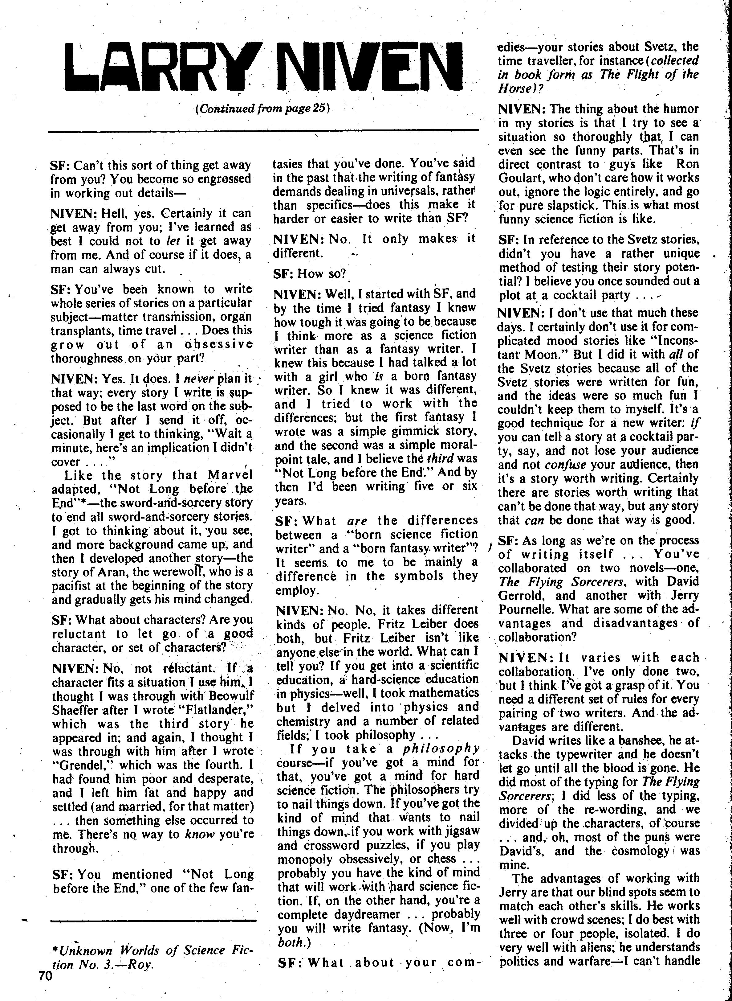 Read online Unknown Worlds of Science Fiction comic -  Issue #5 - 70